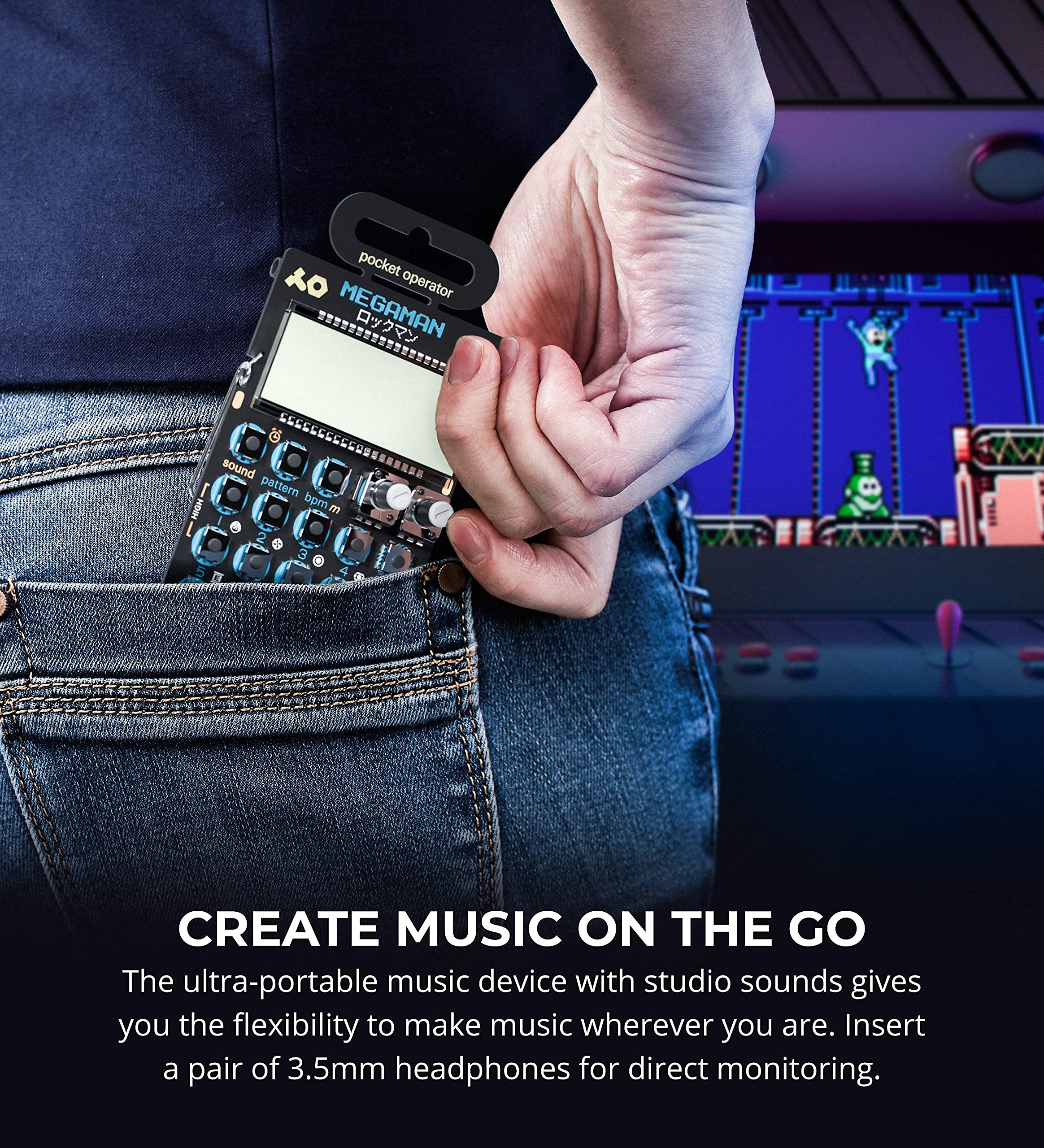 Amazon.com: teenage engineering Pocket Operator PO-128 MegaMan
