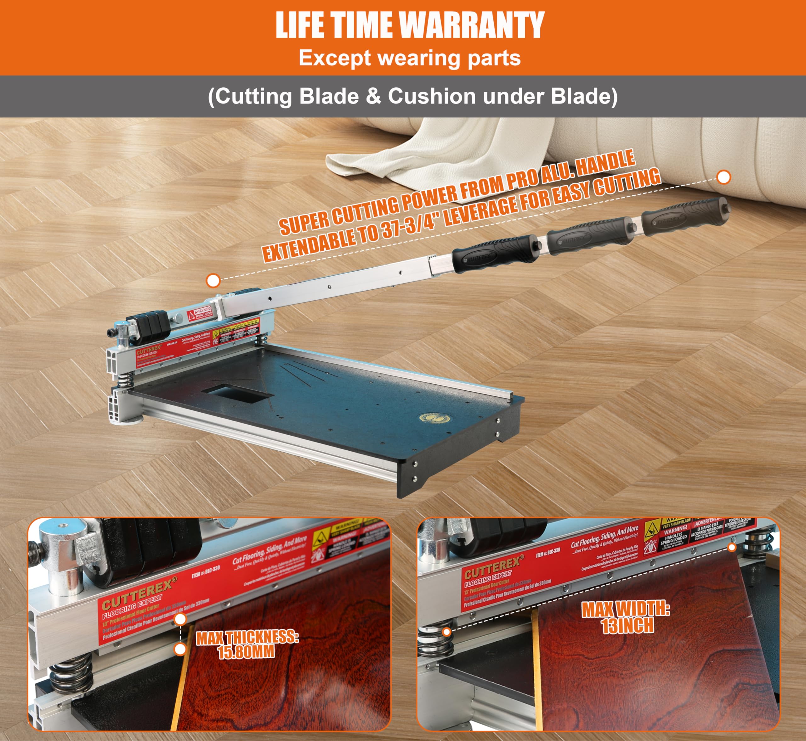 Amazon.co.jp: CUTTEREX 13インチ プロフェッショナルラミネートヘビー