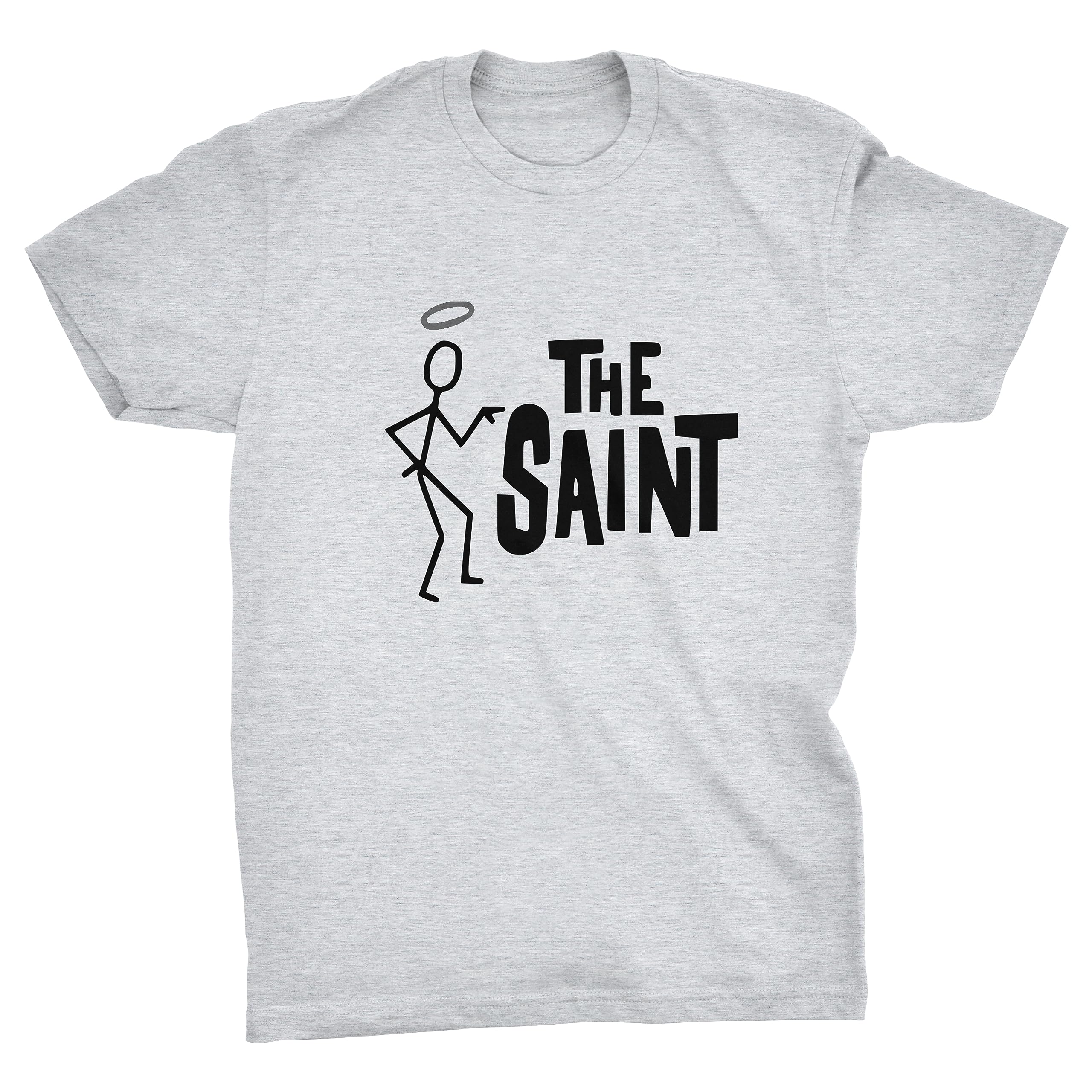 Viper The Saint Roger Moore Classic Retro TV T-Shirt (Grey, XXL)