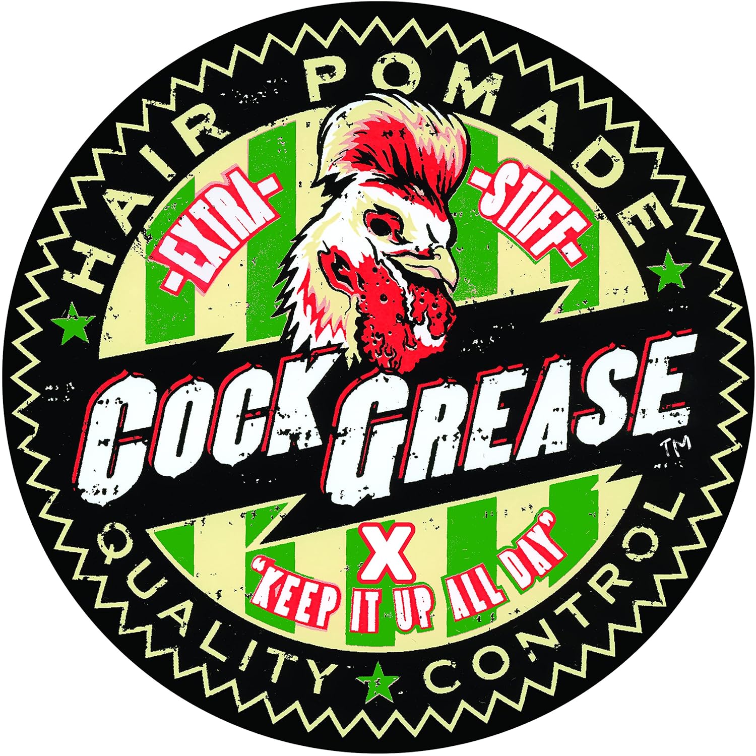 Cock Grease Hair Pomade Keep It Up All Day 3.8 oz Beauty