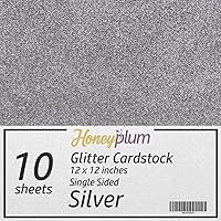 Vista 7 de Cartulina rosa con purpurina, 10 hojas de papel con purpurina de alta calidad, papel pesado de construcción brillante de 12 x 12 pulgadas