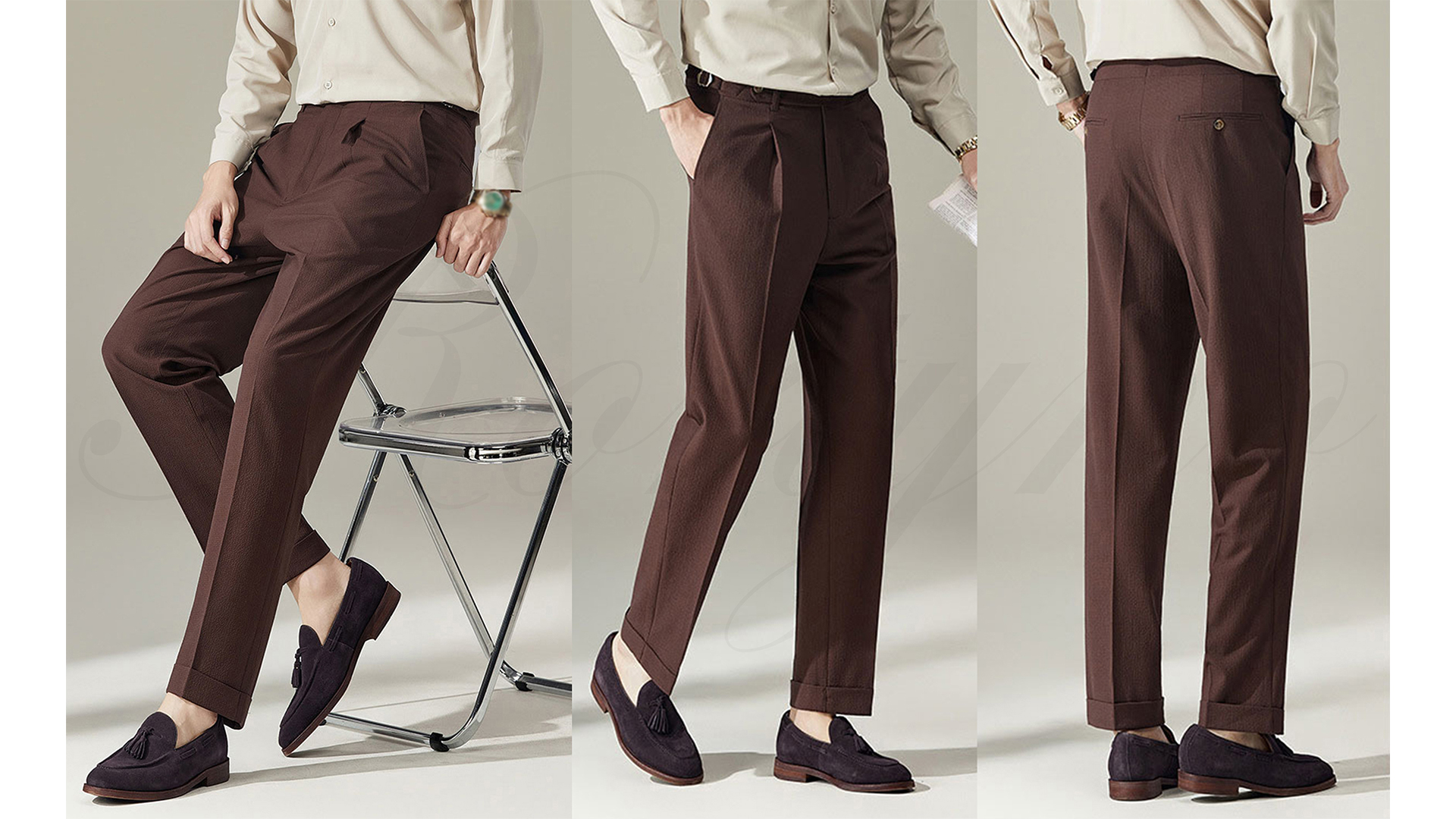 JOHN SMEDLEY 2タックチノパン グルカパンツ JOHN SMEDLEY 2タックチノパン グルカパンツ