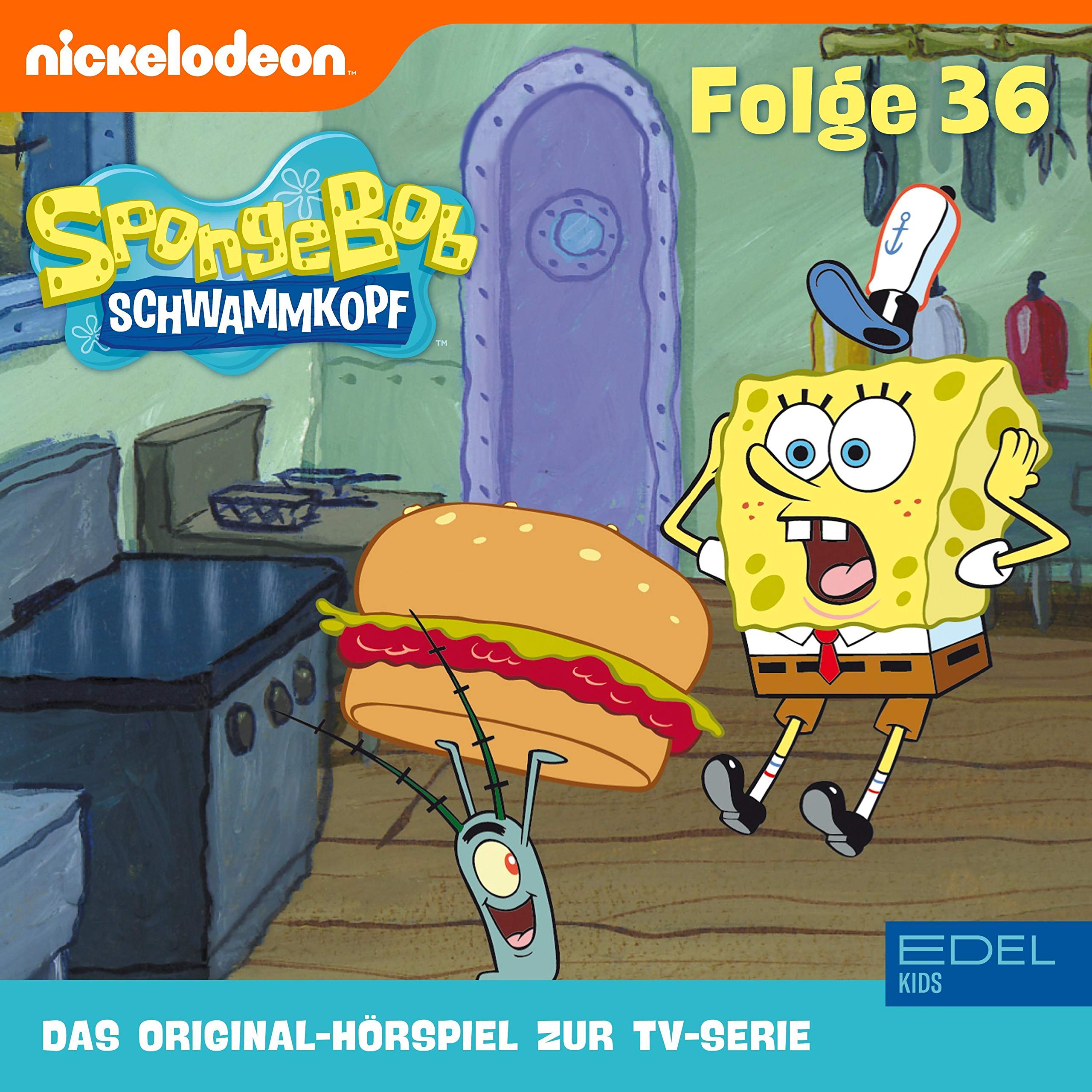 Cover art for SpongeBob Schwammkopf 36. Das Original-Hörspiel zur TV-Serie