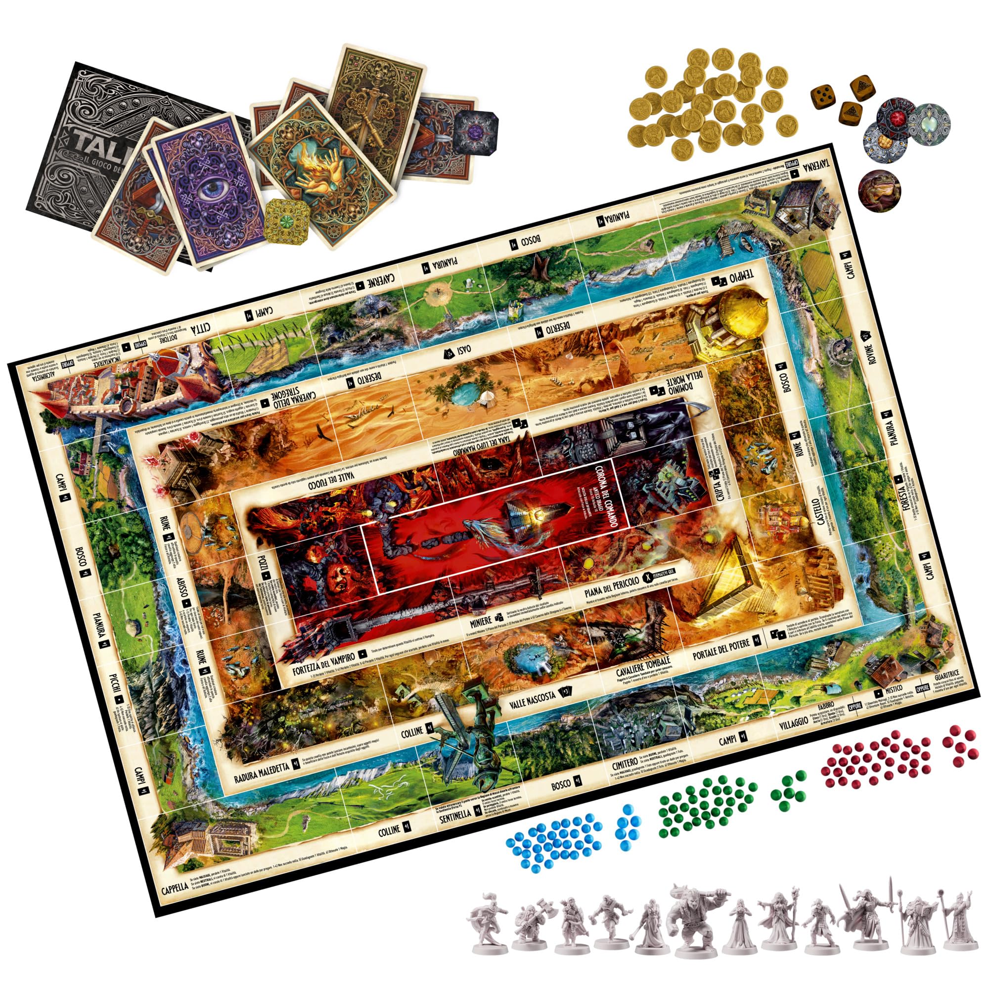 Talisman: Il gioco delle avventure magiche, gioco da tavolo, 5ª edizione - Versione Italiana