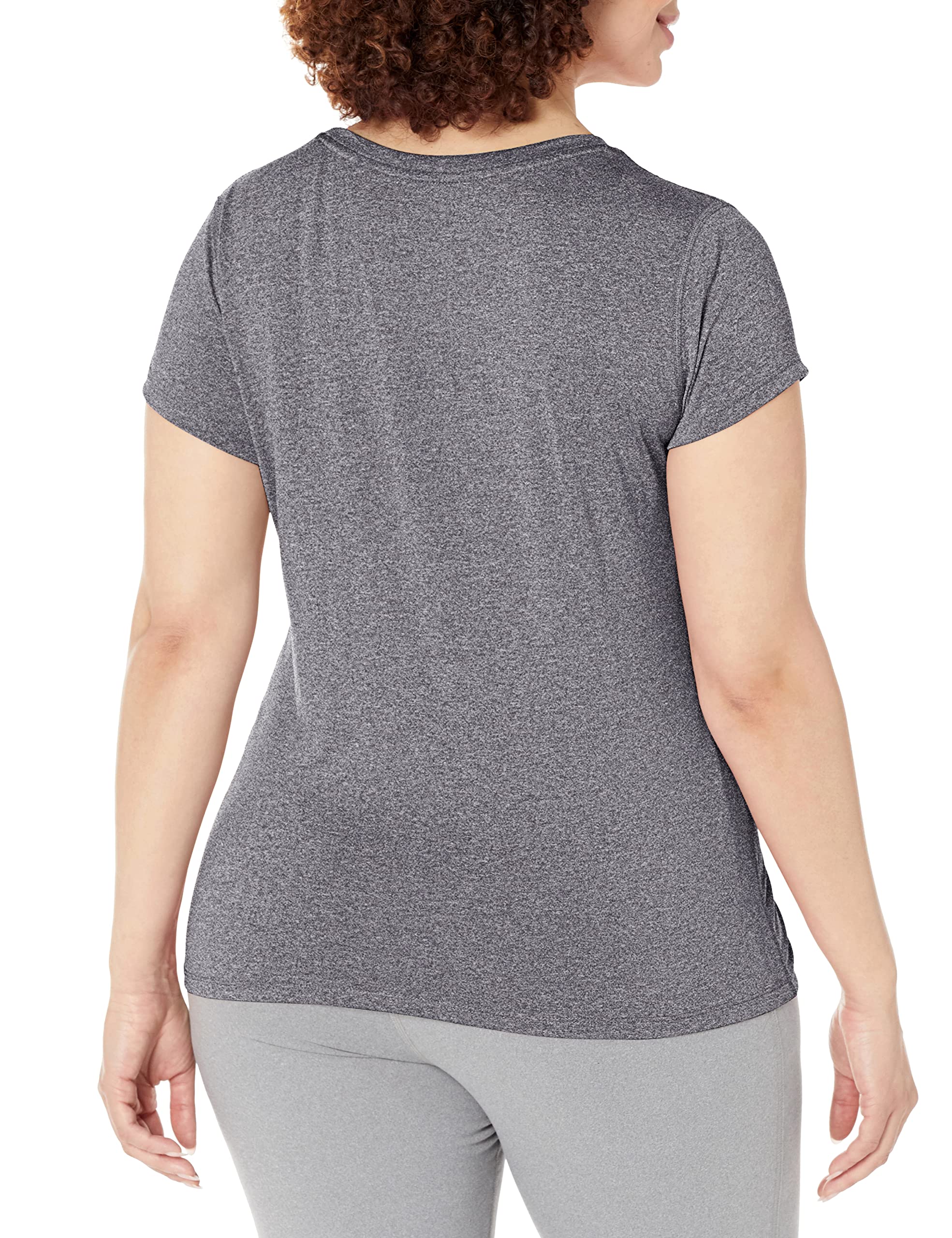Hanes Cooldri - Maglietta da Donna a Maniche Corte con Scollo a V, Confezione da 1