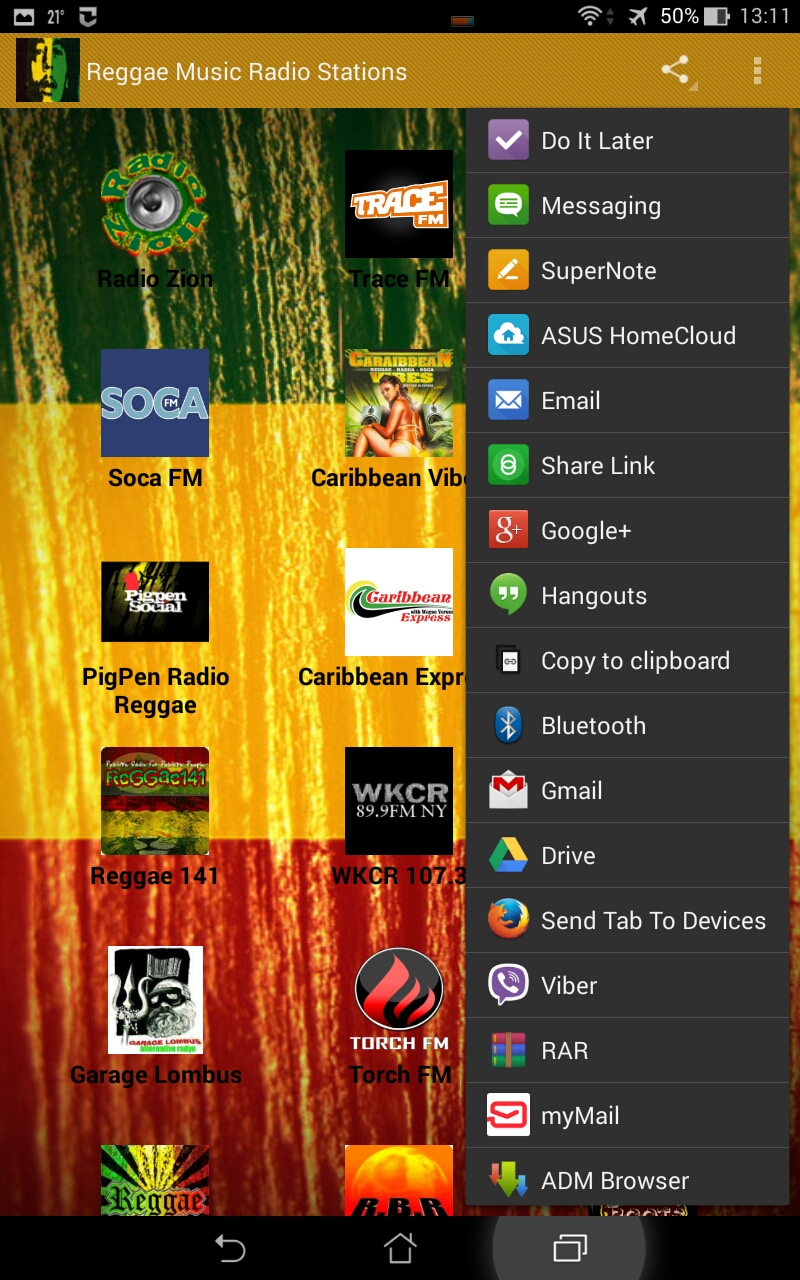 Reggae Music Radio Stations App on Amazon Appstore