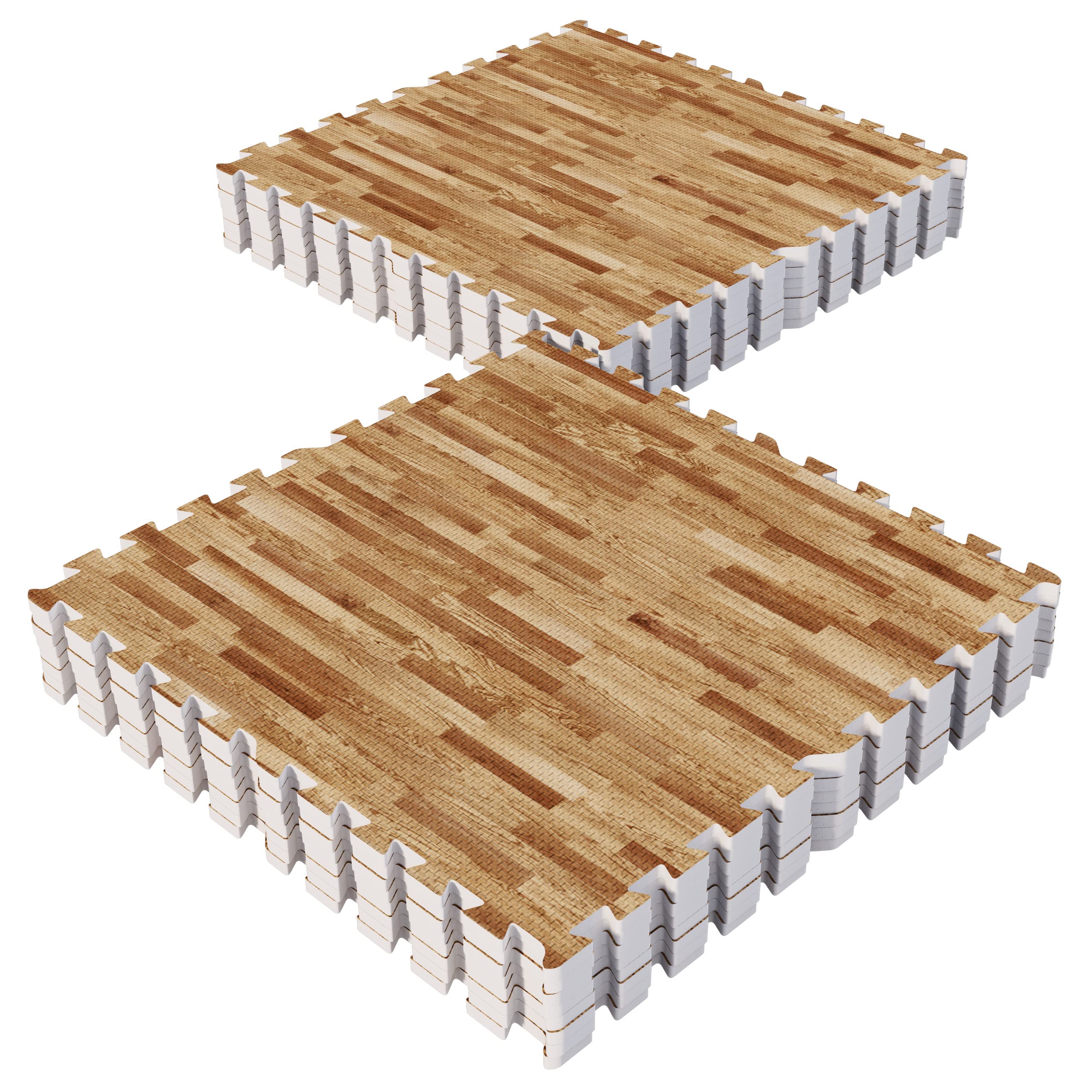 GORILLA SPORTS® Schutzmatten Set - Bodenschutzmatten 60x60x1,2 cm, mit 8 oder 16 Matten