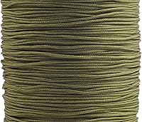 Vista 138 de KONMAY 1 rollo de cuerda de nailon para hacer pulseras de 150 yardas, trenzado de nailon Shamballa Macramé/cordón de cuentas de 0.4mm, cordón