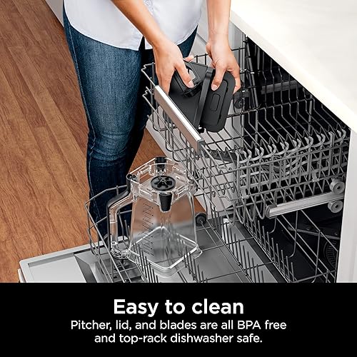 Vista 25 de Ninja BL770AMZ - Megasistema de cocina, jarra de 72 onzas, procesador de alimentos de 8 tazas, taza individual de 16 onzas, 1500 vatios, color negro