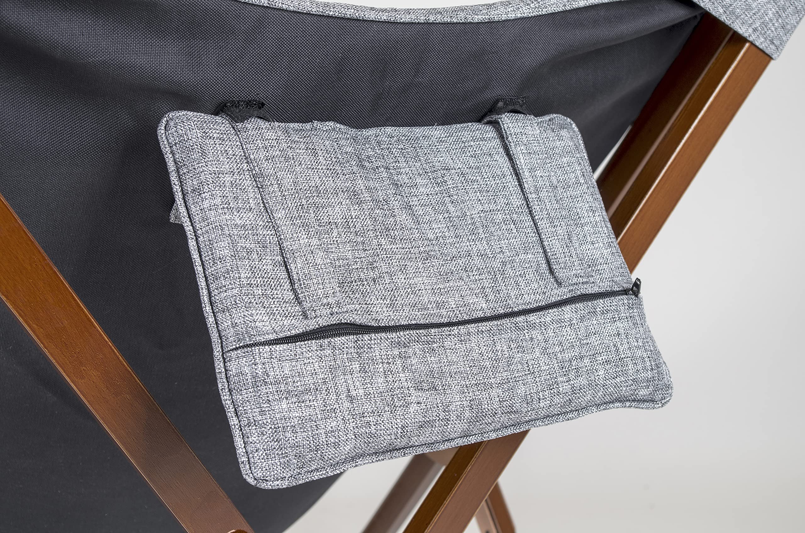 Bo-Camp - Urban Outdoor - Fauteuil Relax - Bloomsbury - L - Polyester Oxford - Gris