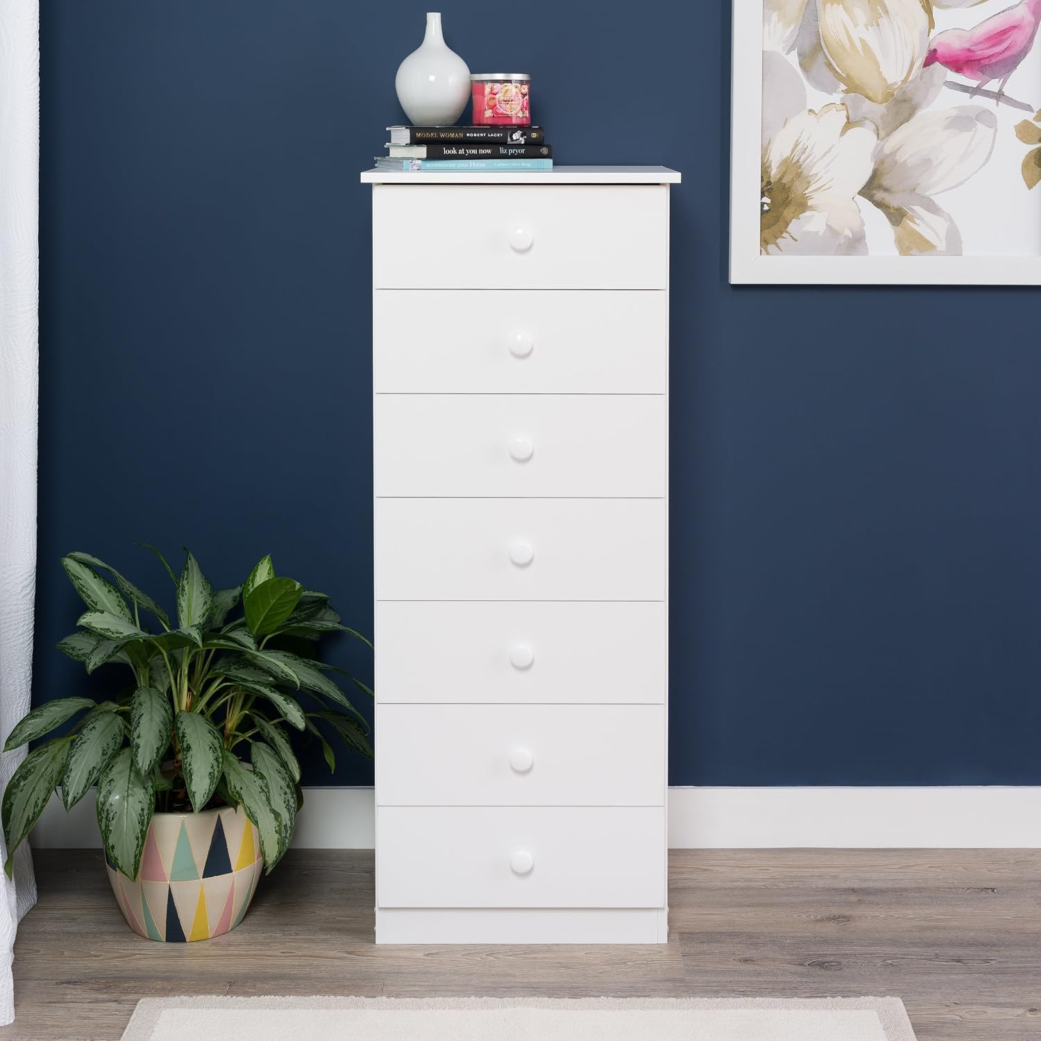 Prepac White 7-Drawer Lingerie Chest