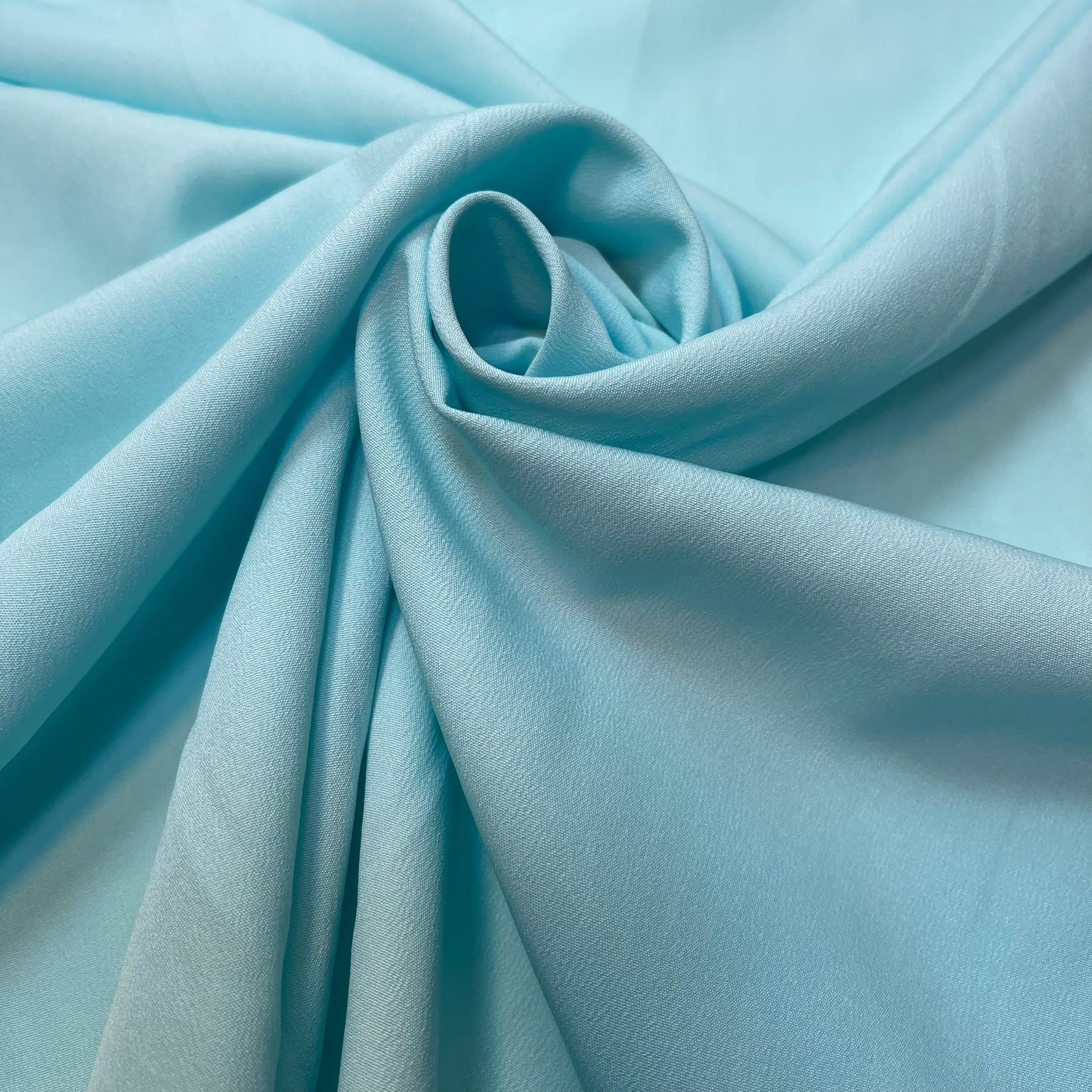 Soft Peach skin Powder Touch Dress Craft Lining Fabric Material 44" Wide Available in 8 Colours (Mint, 1 Meter) โ image 1