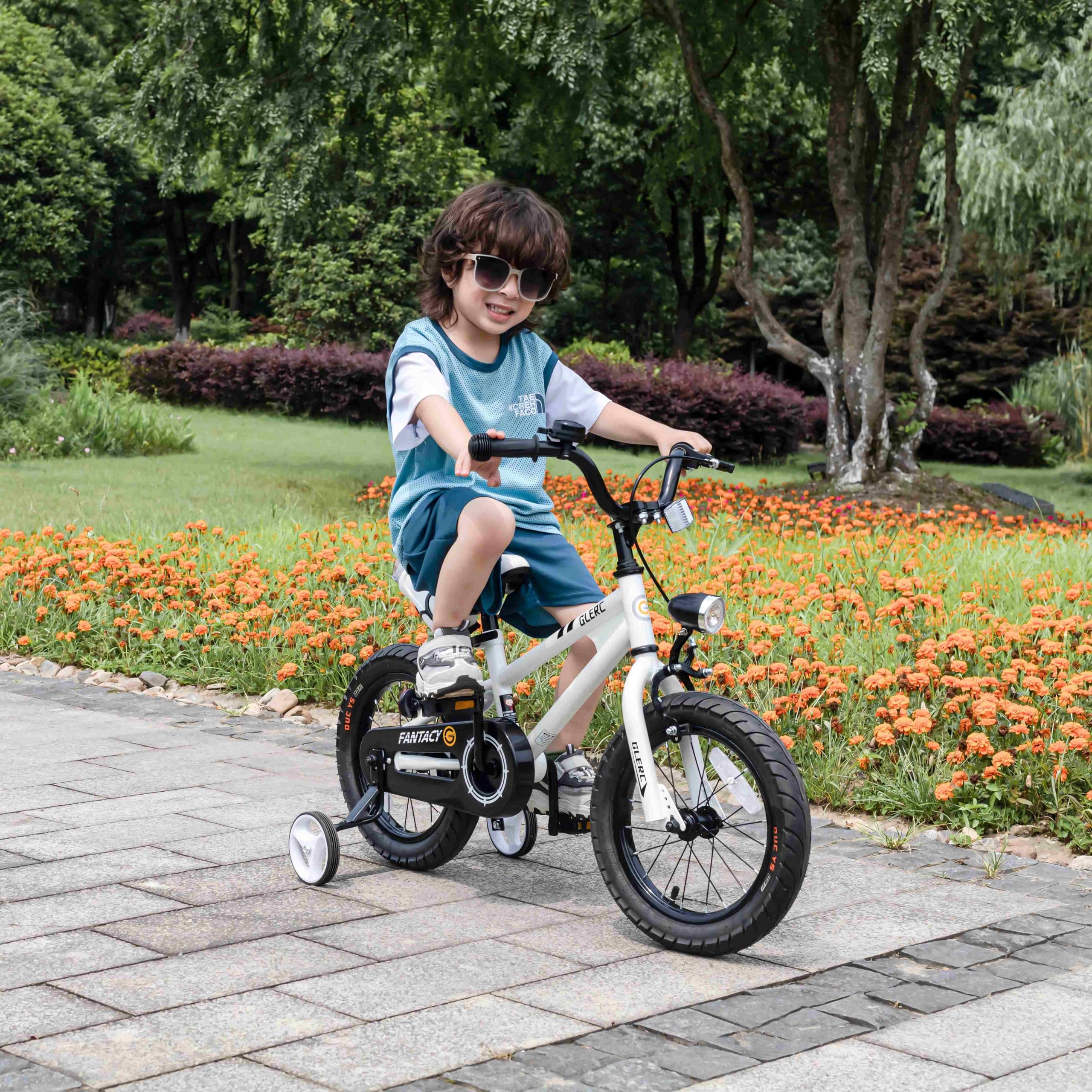 Royal Baby Bike Fantacy - 12-20 Inch Children's Bicycle With Training Wheels & LED Light (Multiple Colors) Kids Bike