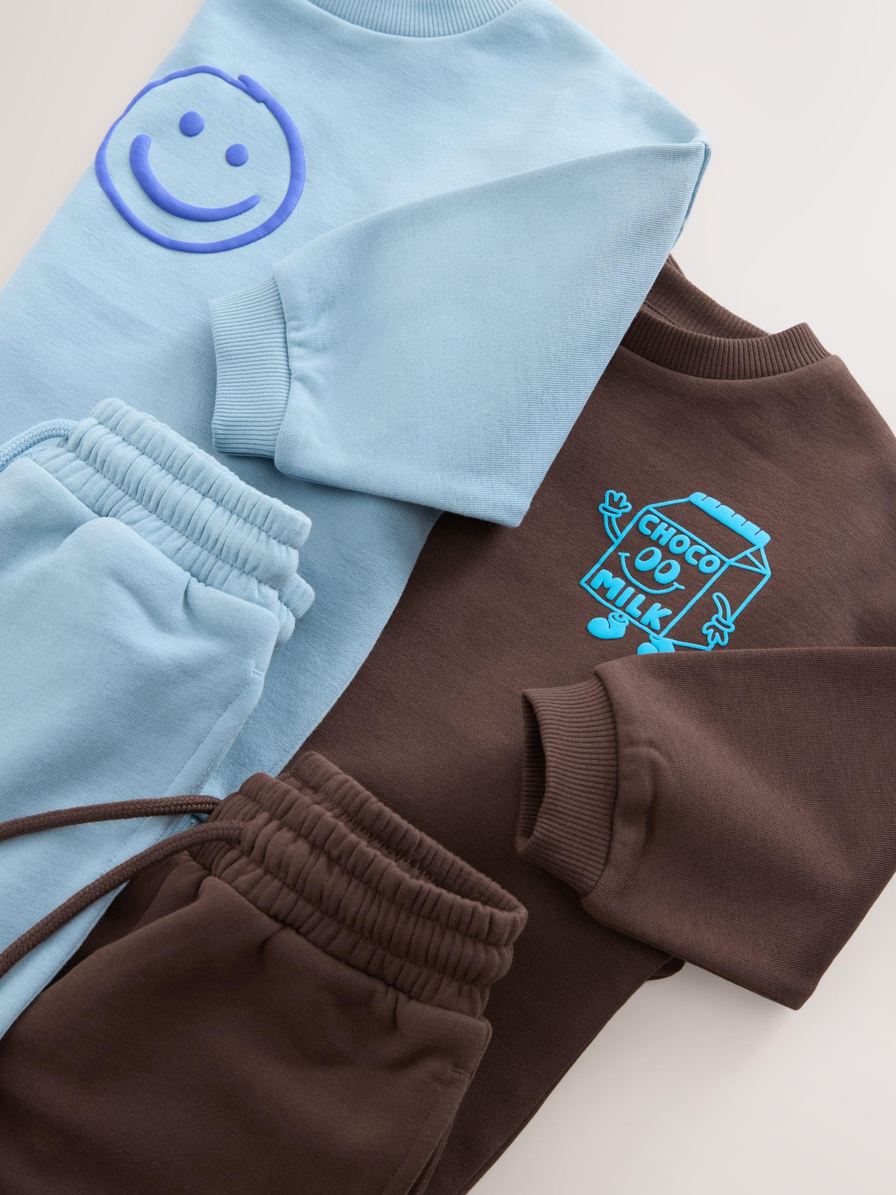 NEXT Ragazzo Confezione da 2 completi con felpa e pantaloni da jogging