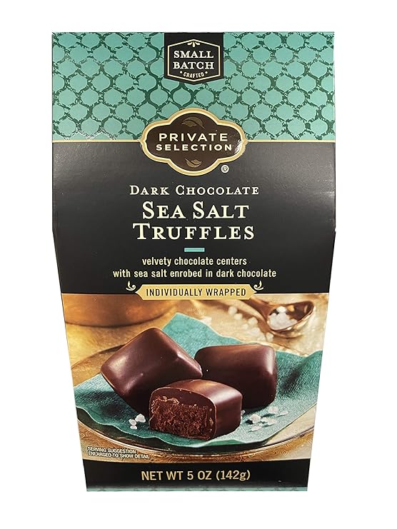 Private Selection™ Dark Chocolate Sea Salt Truffles 5 Oz