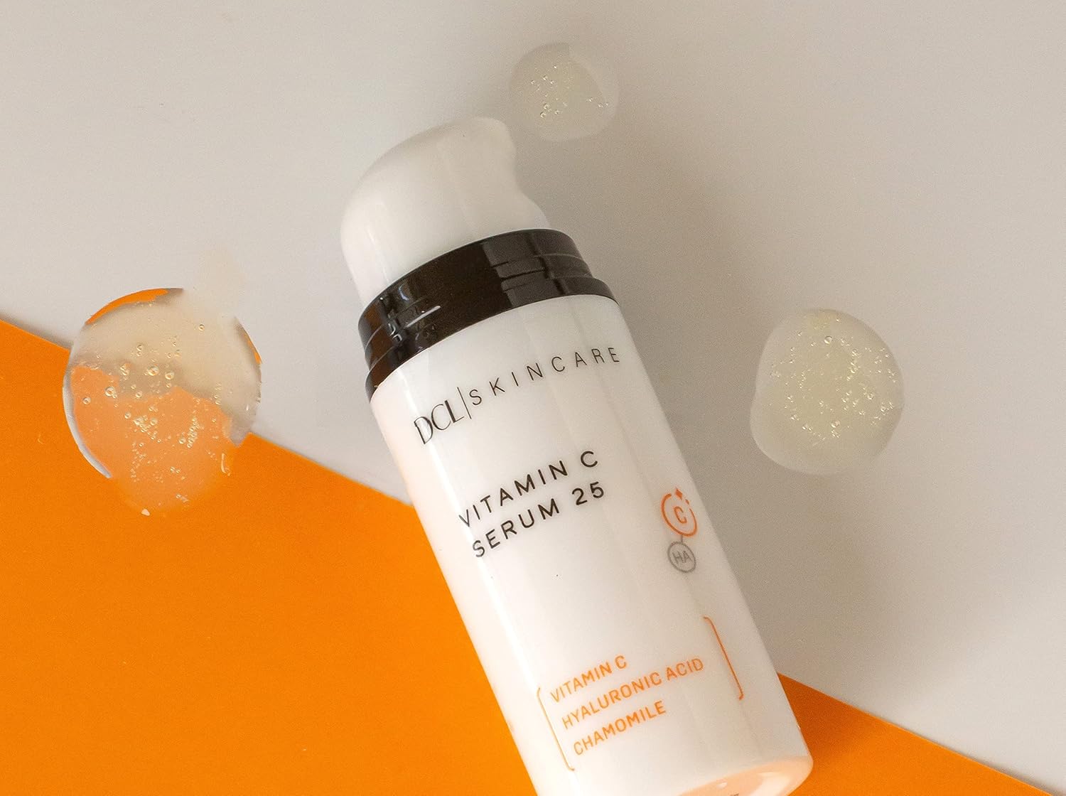 DCL Skincare Vitamin C Serum 25 with Ethyl Ascorbic Acid & Hyaluronic Acid, 1 fl oz