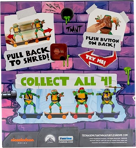 Miniatura 8 de Teenage Mutant Ninja Turtles Trituradoras de alcantarillado de 5 pulgadas, Michaelangelo, Edición de película, a partir de 3 años