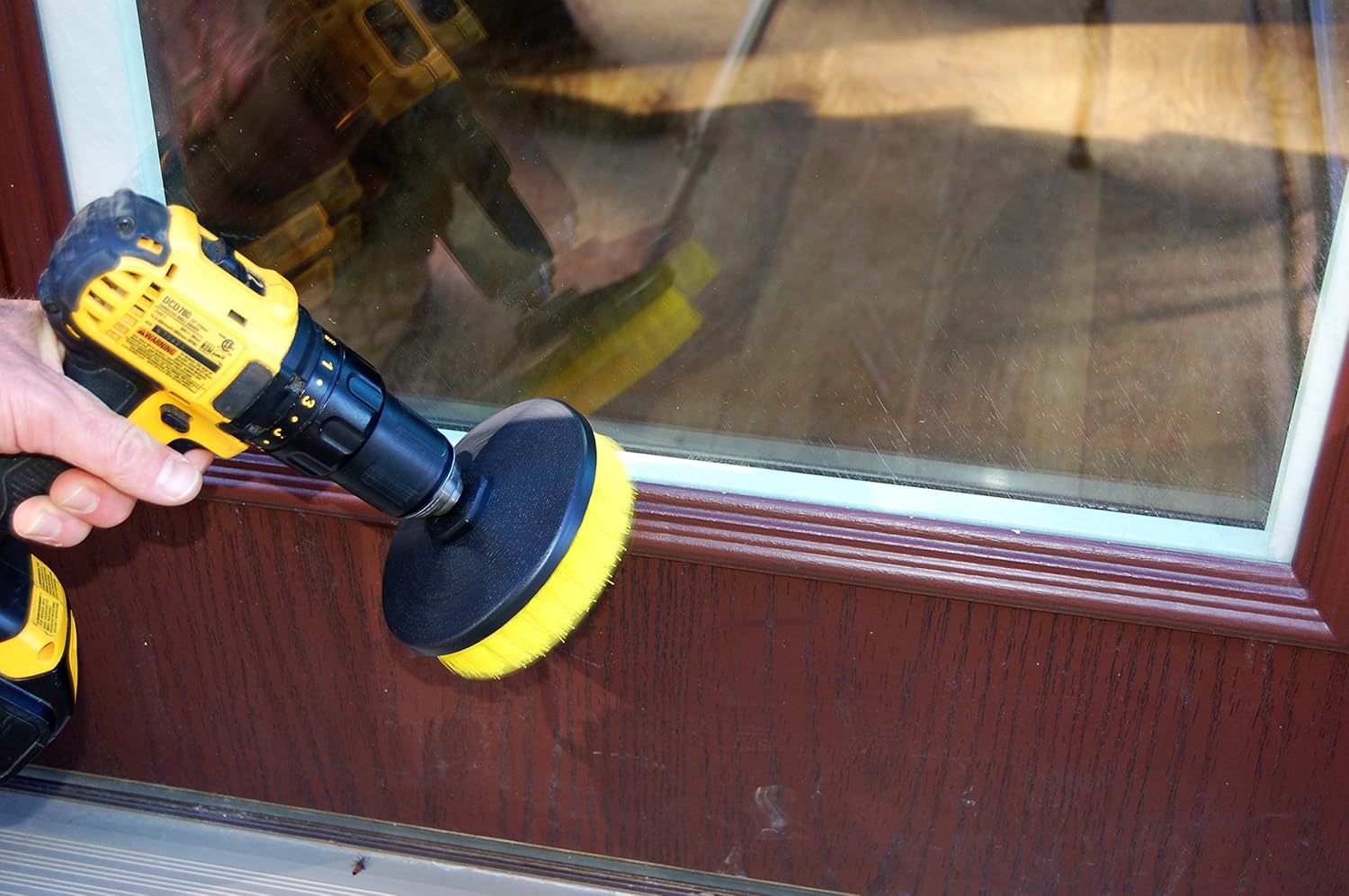 Rogue River Tools Rotary Drill Boat Hull Cleaning Brush : Sports & Outdoors