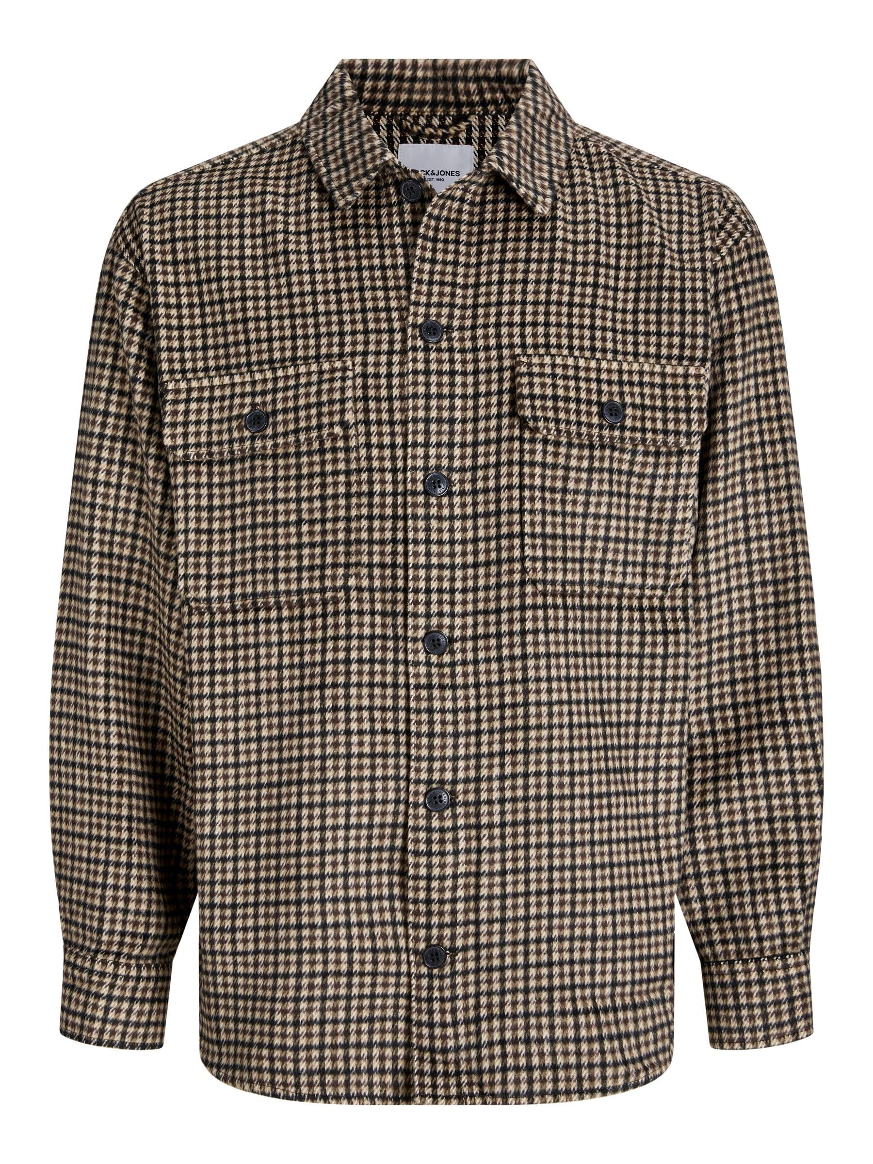 Jack & Jones Male Overshirt Relaxed Fit Overshirt, Delicioso, XS