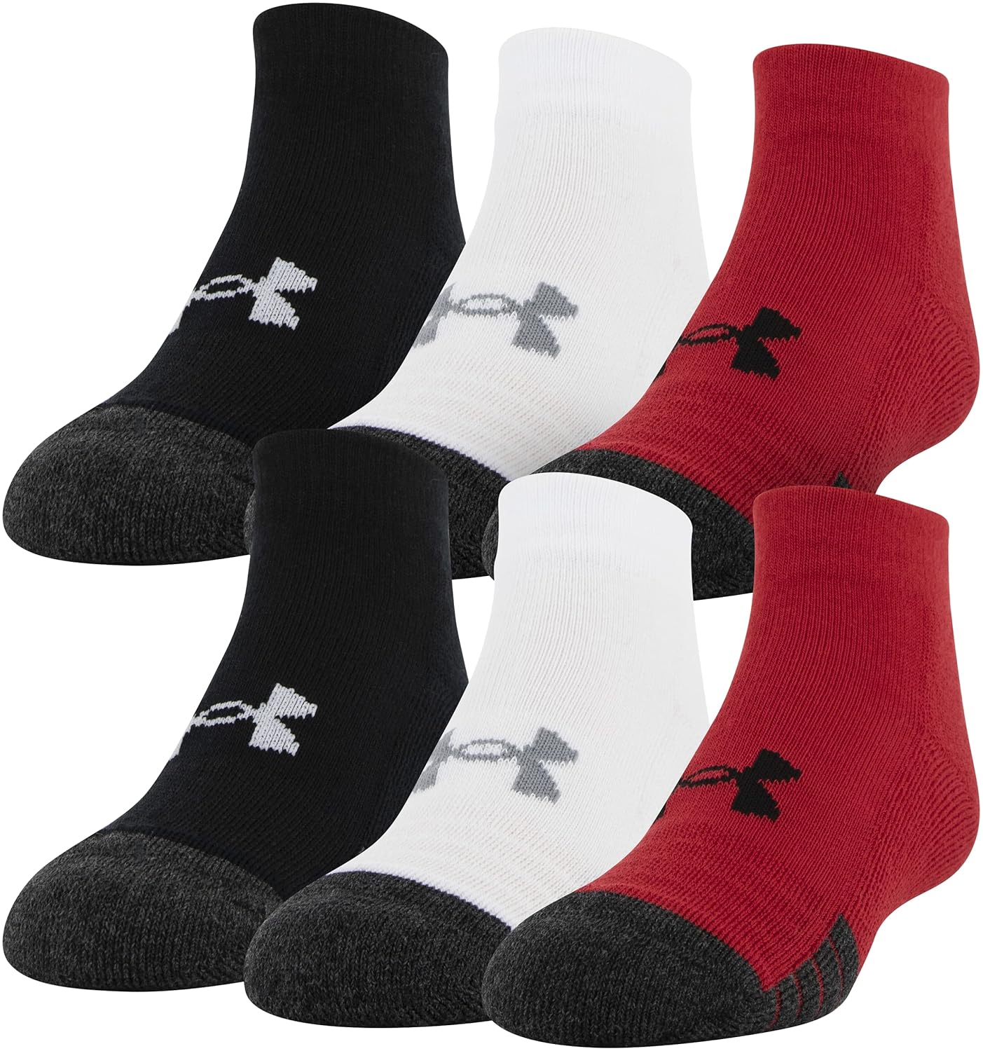 Under Armour Youth Performance Tech Low Cut Socks, 6Pairs Amazon.in