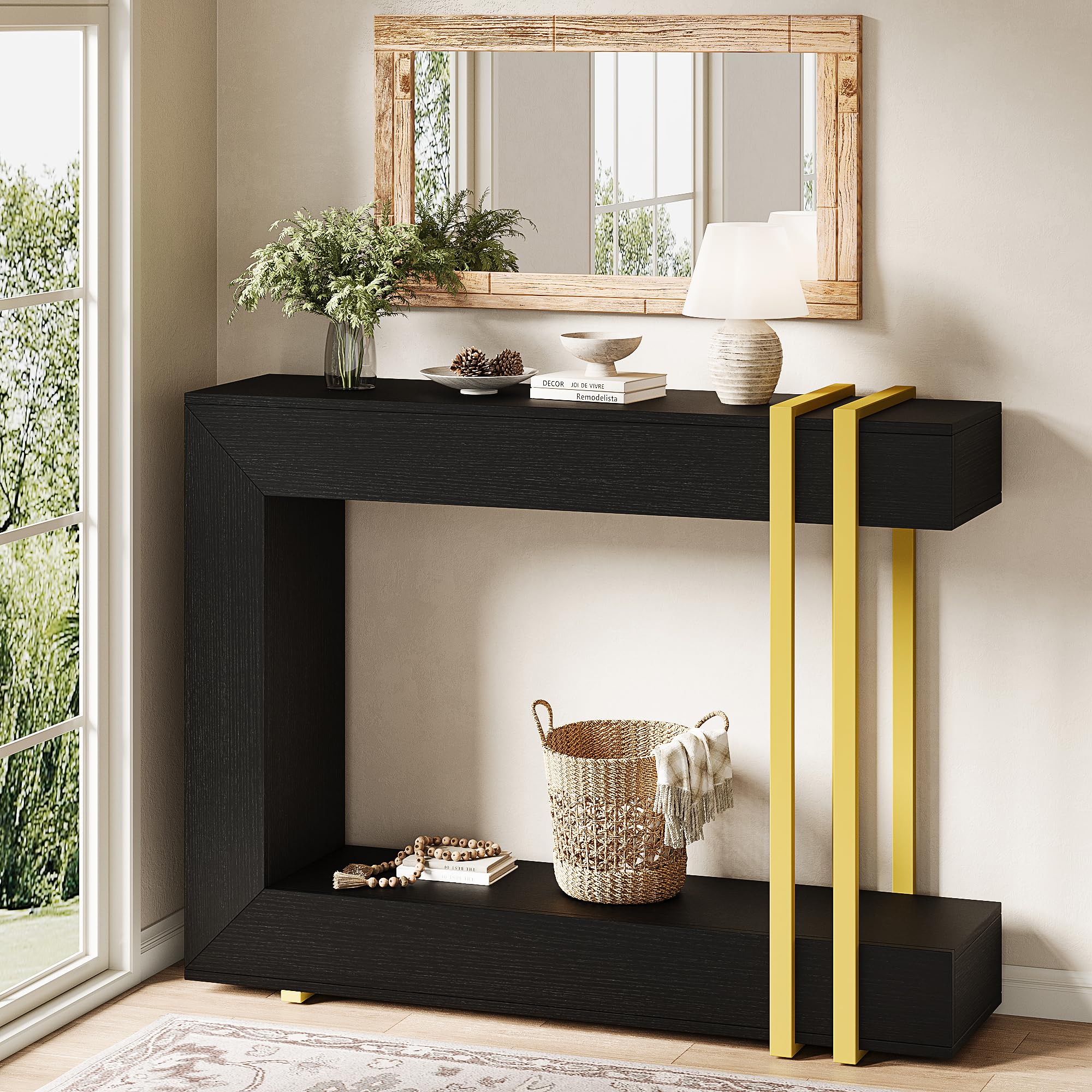 Two-Tier Console Entry Table