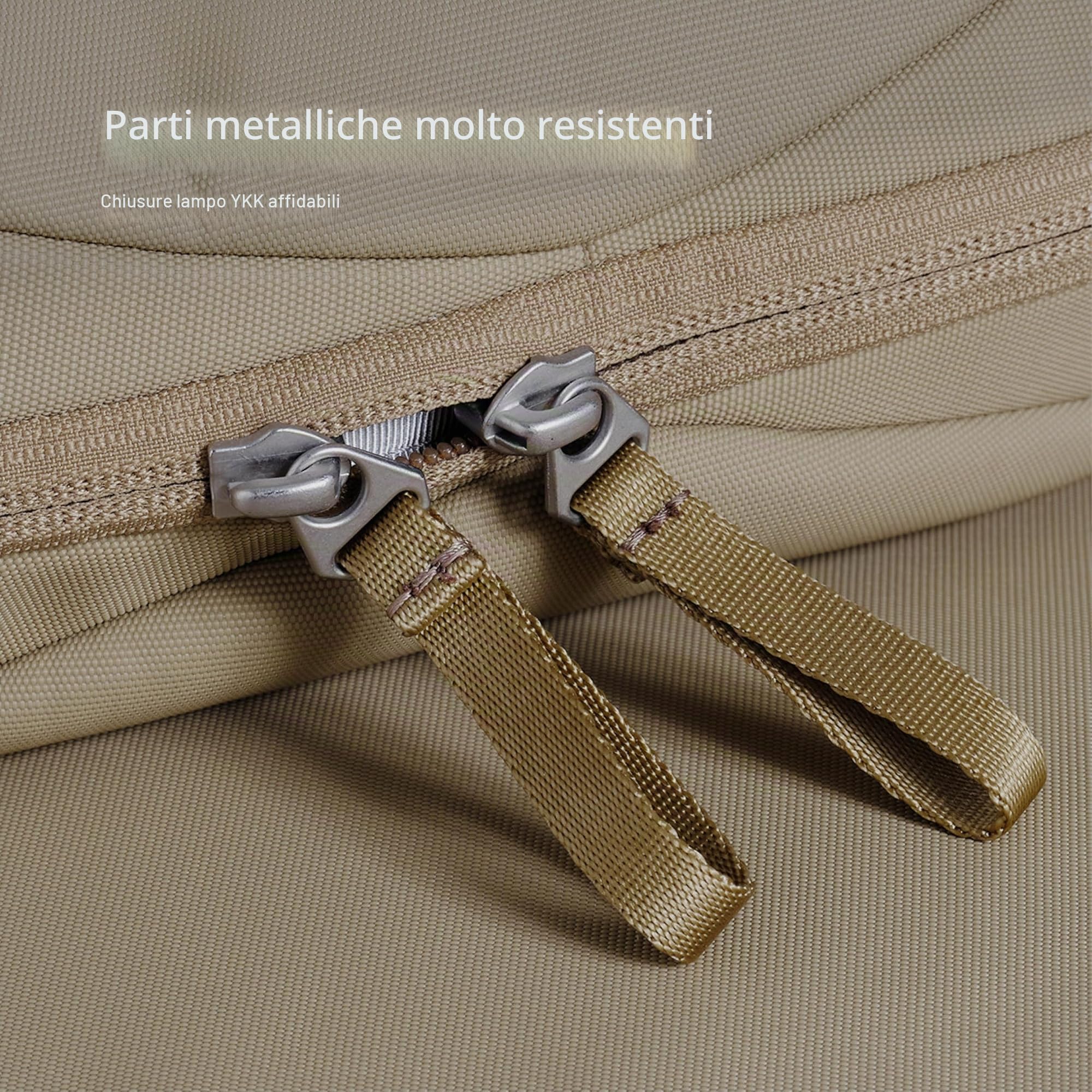 Urth Zeolite Tech Organiser – Borsa da Viaggio per Elettronica Resistente all'Acqua, Borsa Organizzatrice Riciclata per Cavi, Caricatore, Telefono, Accessori per Fotocamera in Beige