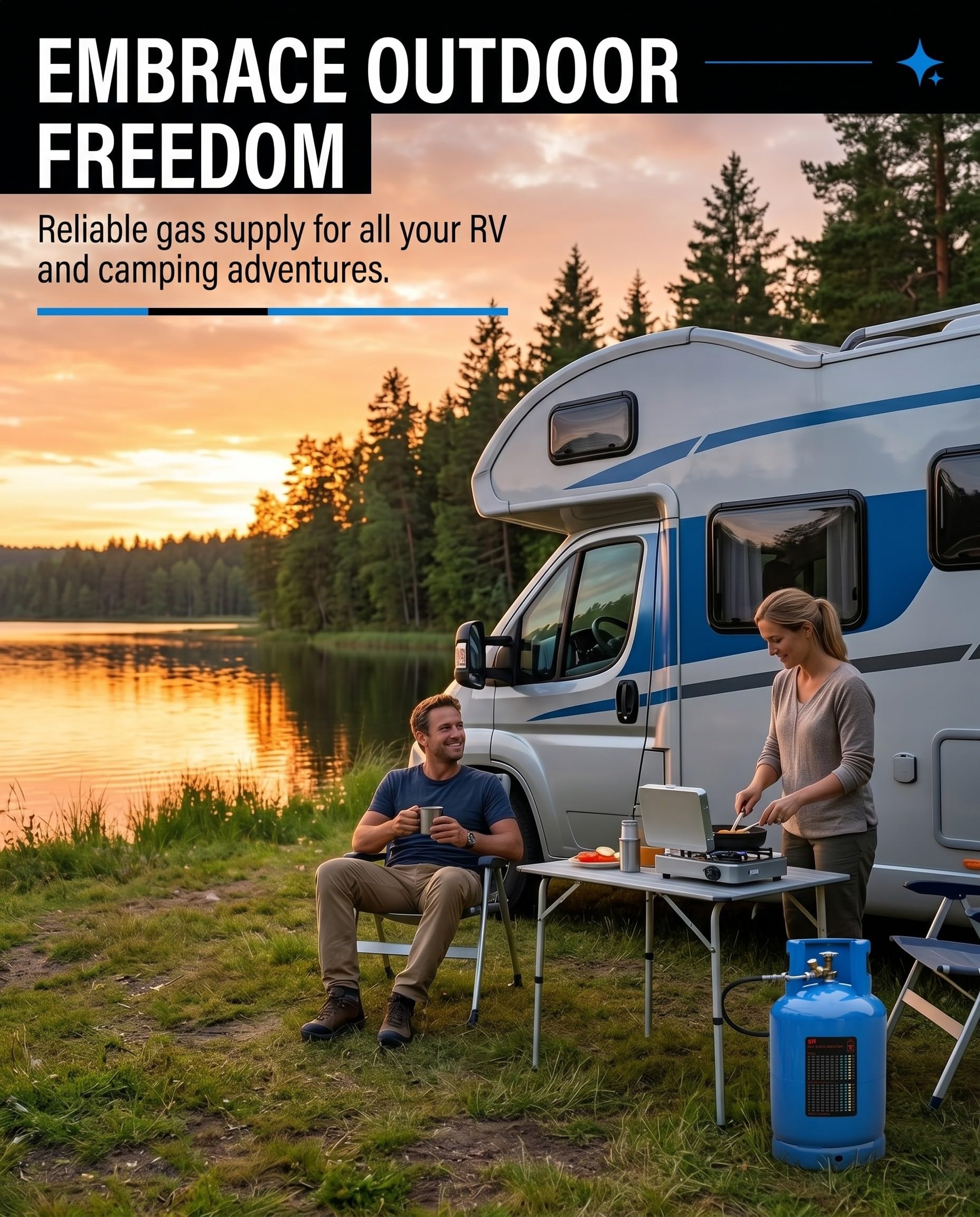 Gasflaschen Füllstandsanzeige Magnetisch 2er Set – Wiederverwendbar, präzise & zuverlässig für Wohnmobil, Grill & Camping. Nie mehr ohne Gas!