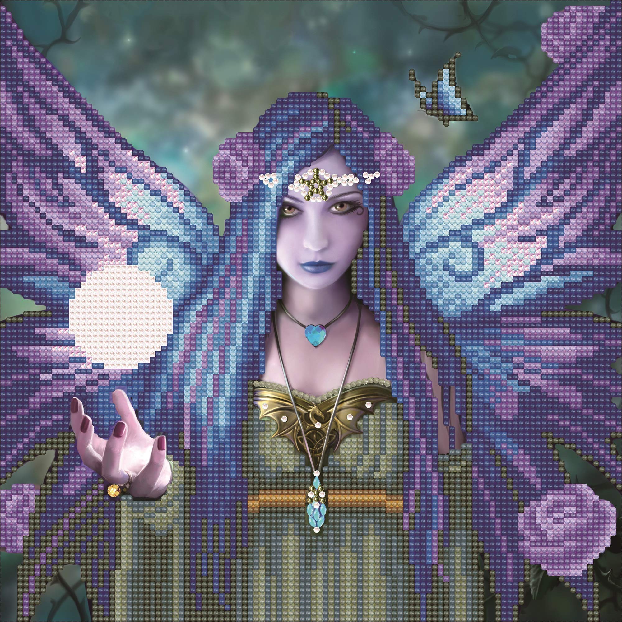 Buy STC Stores/Craft Buddy 30cm x 30cm Framed Crystal Art Kit (Mystic