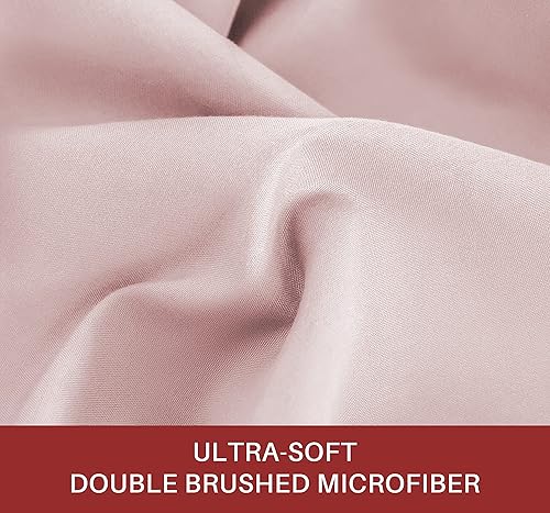 Miniatura 6 de Mohap - Juego de sábanas de microfibra cepillada, ropa de cama suave de lujo, resistente a la decoloración