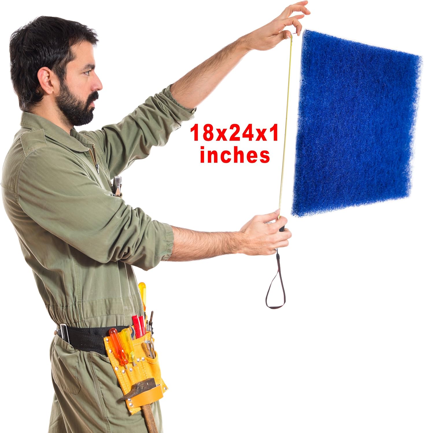 18x24x1 Furnace Filters Air Conditioner Filter Replacement Clean Vent-4 Pack