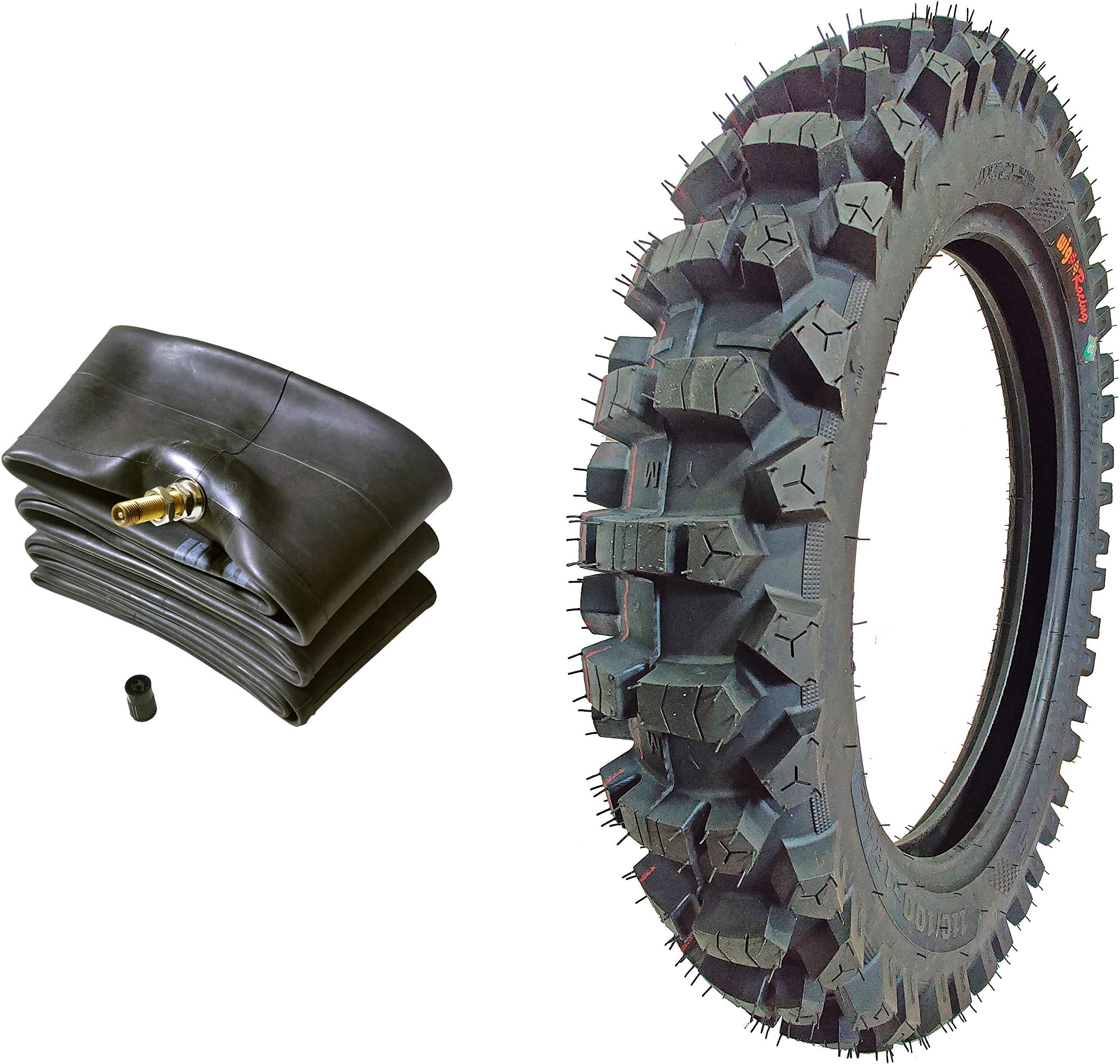 Dirt Hoe 120/90-18 Tire and Tube Combo Off Road Motocross Trail Tire