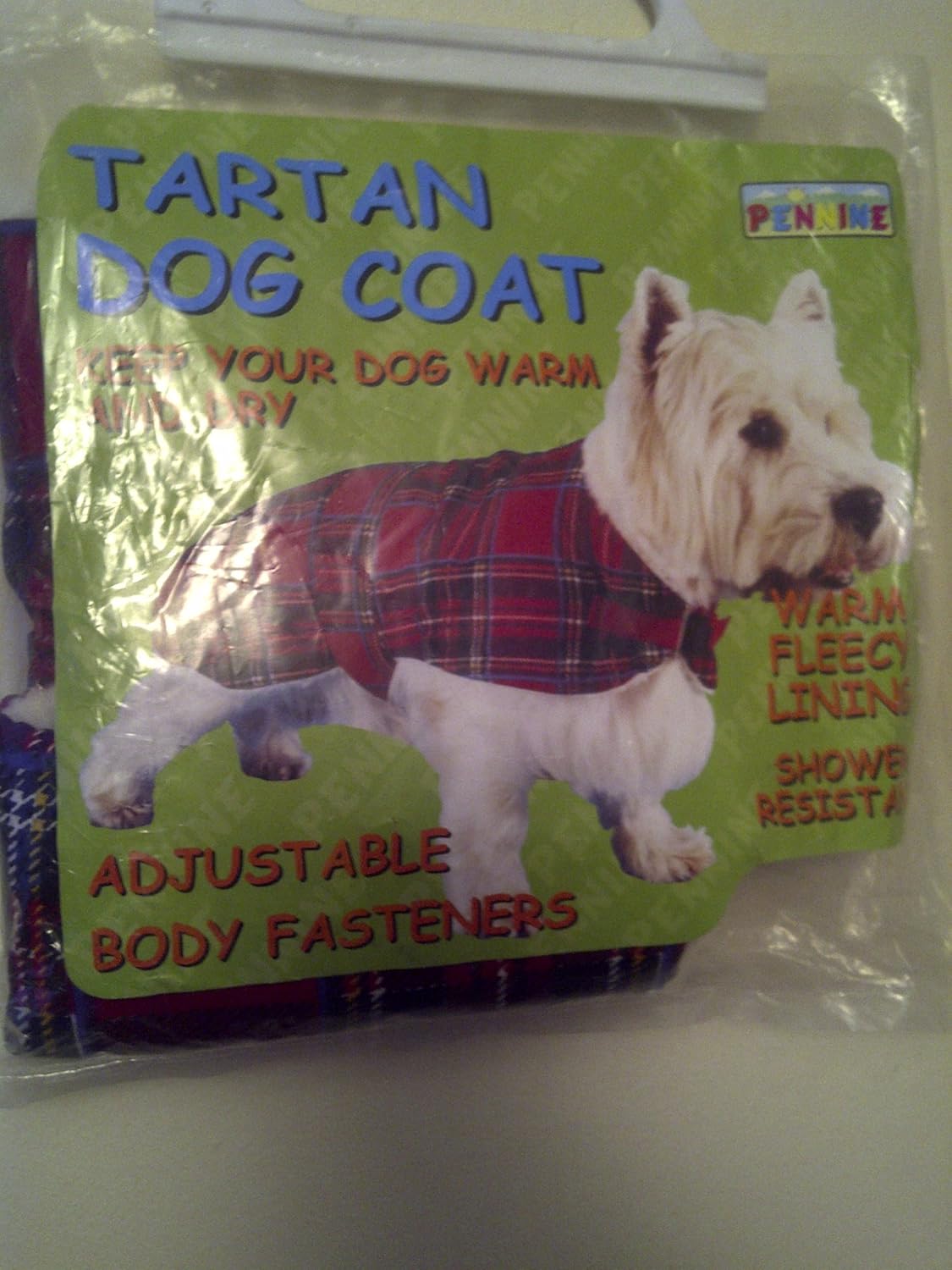 Pennine Tartan Dog Coat Red 14" Amazon.co.uk Pet Supplies