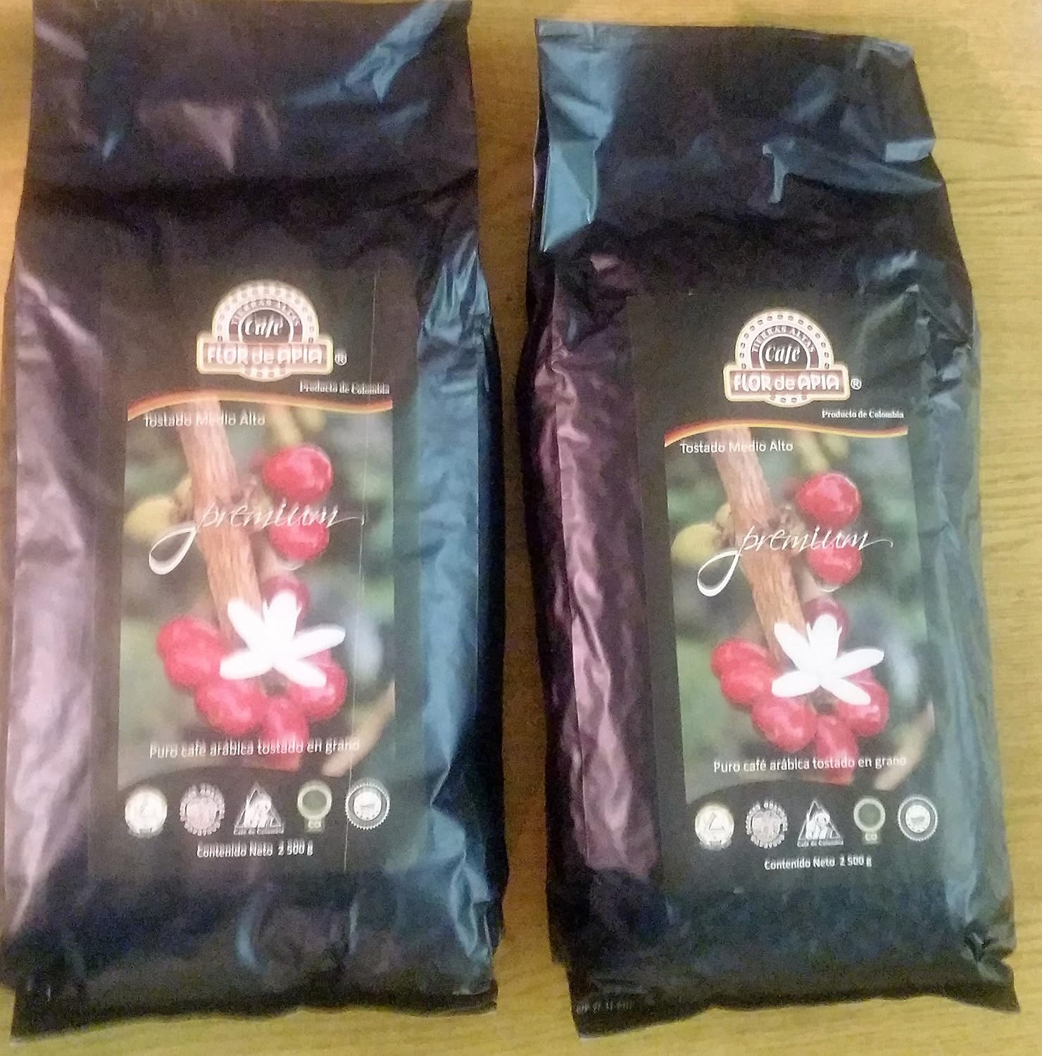 Roasted Coffee Beans 5 lb Premium Flor De Apia Whole Beans Coffee 100% Arabica Beans - Colombian Single Origin Coffee Beans