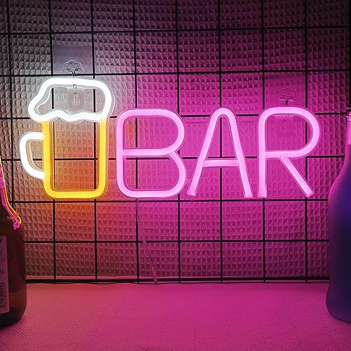 Miniatura 9 de Attivolife Letrero de neón de guitarra, lámpara LED de neón acrílica con USB para amantes de la música, decoración de bar, estudio de música, mejor