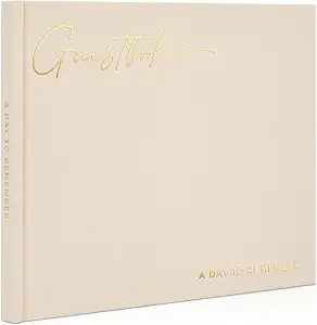 Beautiful Wedding Guest Book with Polaroid Photos