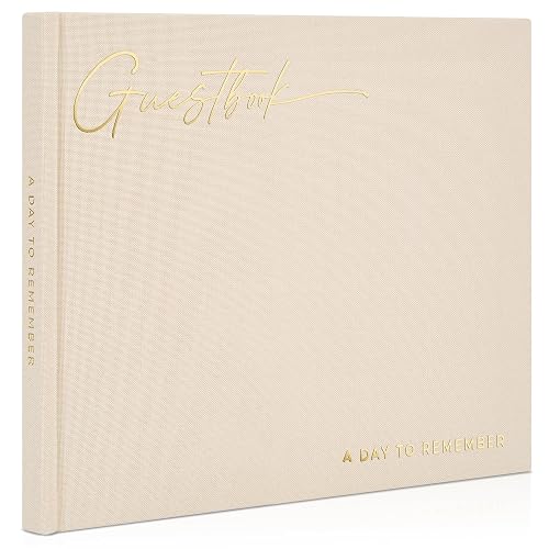ZICOTO Beautiful Wedding Guest Book for Your Wedding Reception -