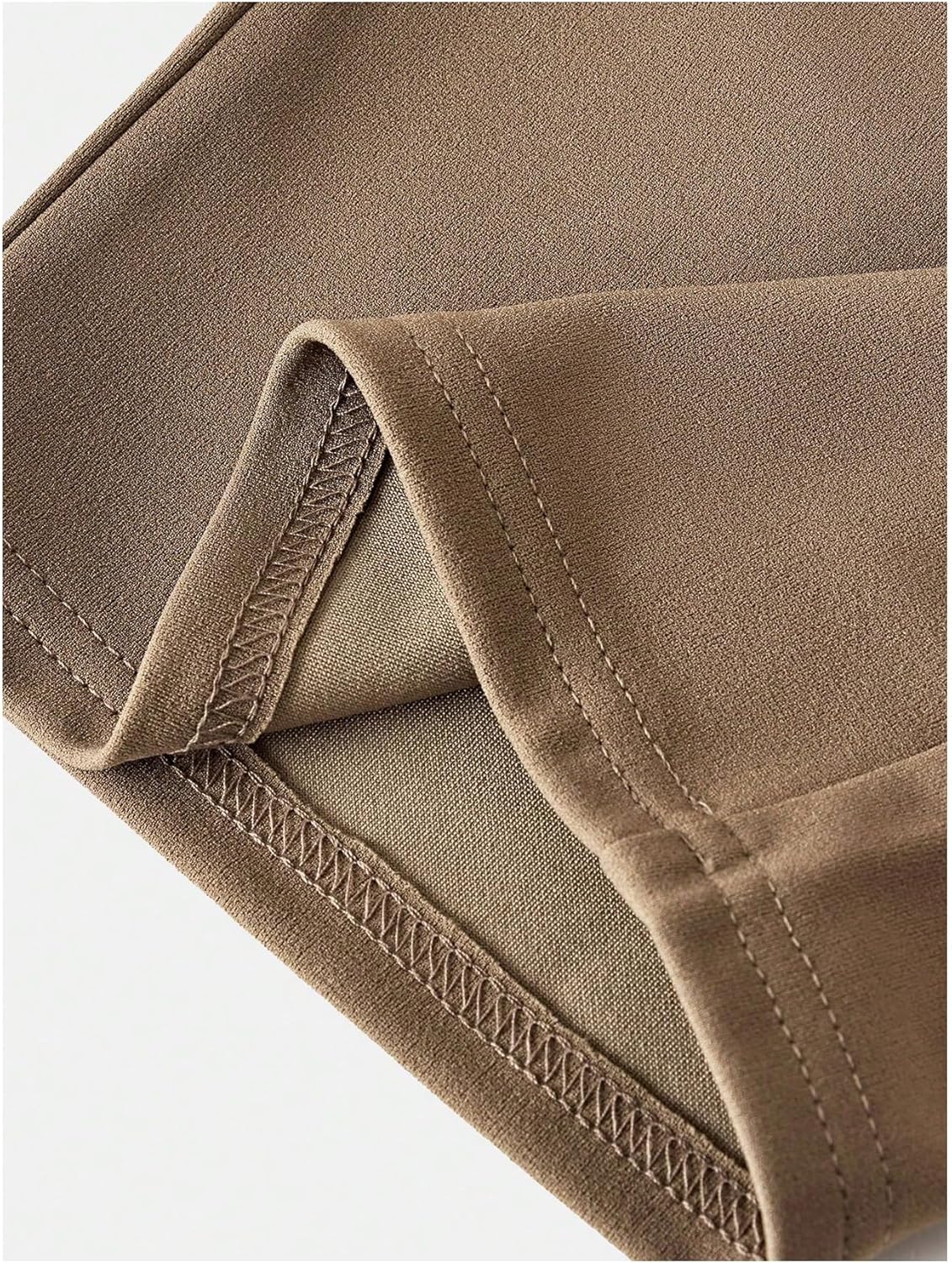 OYOANGLE Girl's High Waisted Pleated Wide Leg Pants Formal Uniform Dress Trousers with Belt - Image 4