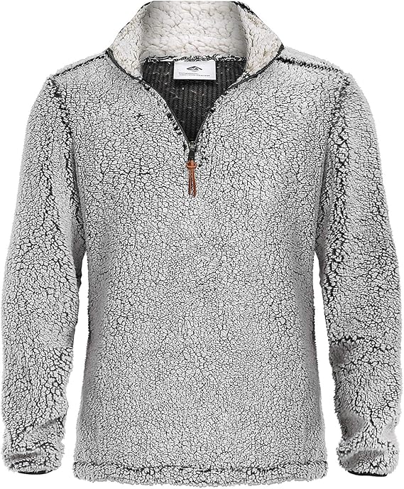 mens sherpa pullovers