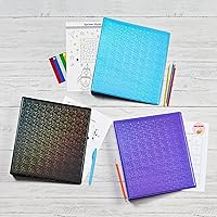 Vista 6 de Avery Luxe Collection - Carpeta holográfica duradera de 3 anillos, cubierta de vista personalizable, anillos redondos de 1 pulgada, 1 carpeta