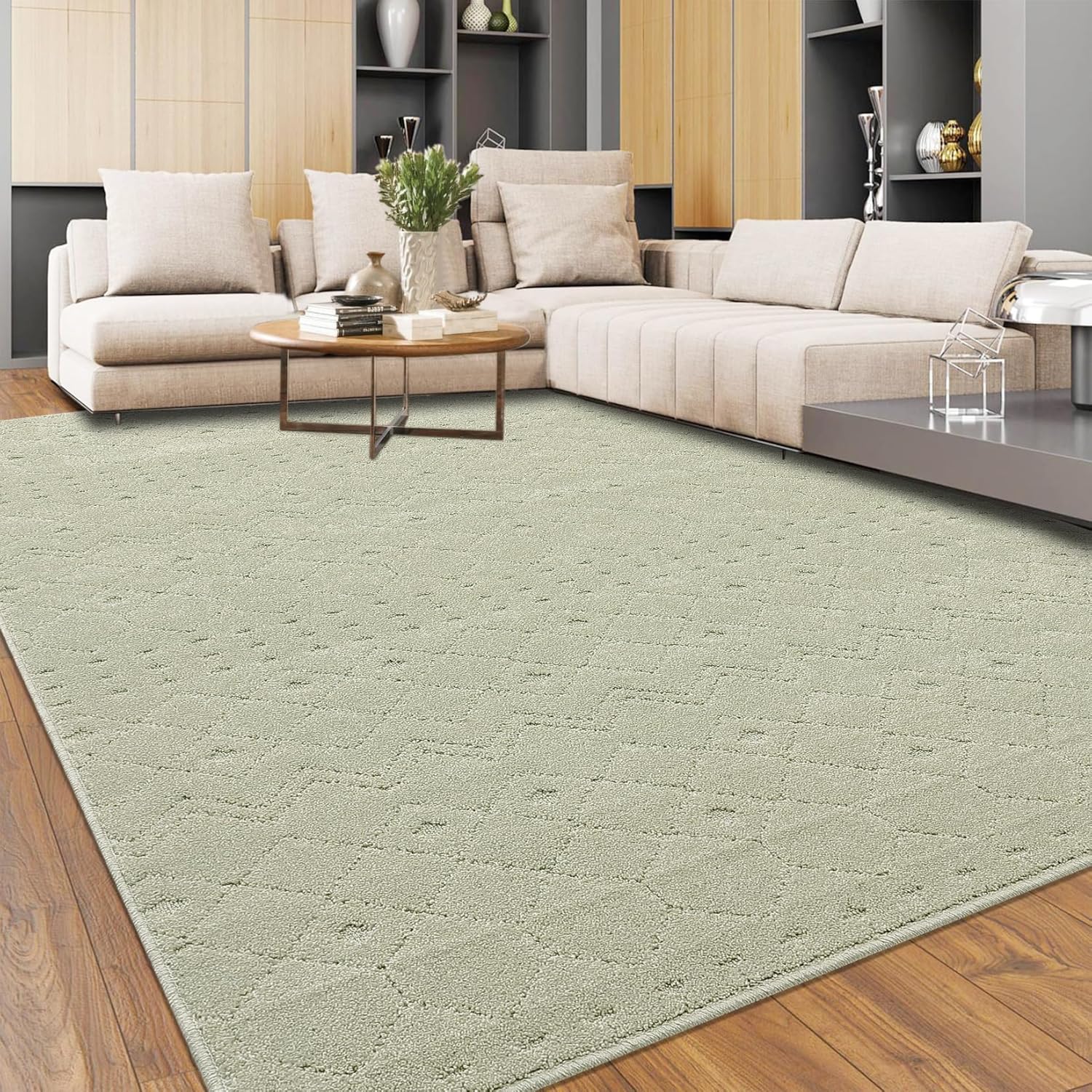 GAOMON Large Area Rug 11x15 Area Rug for Bedroom Shag Rug