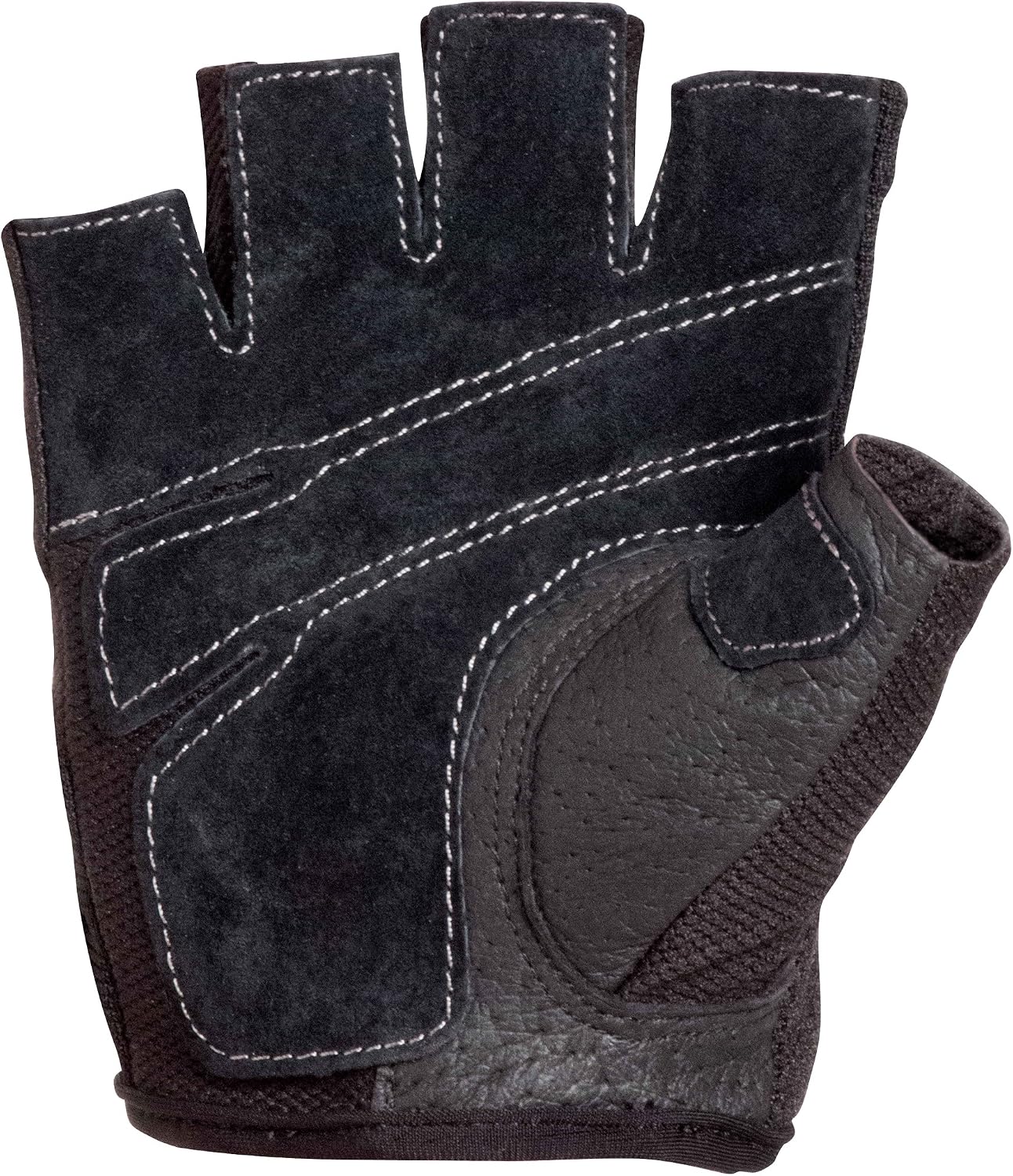 Harbinger Women's Power Weightlifting Gloves with StretchBack Mesh and Leather Palm (Pair) (2017 Model)
