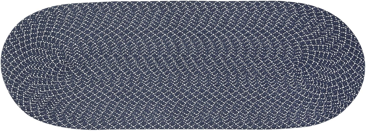 Better Trends Sunsplash Braid Collection is Durable and Stain Resistant Reversible Indoor Outdoor Area Utility Rug 100% Polypropylene in Vibrant Colors, 24" x 60" Runner, Chartruese