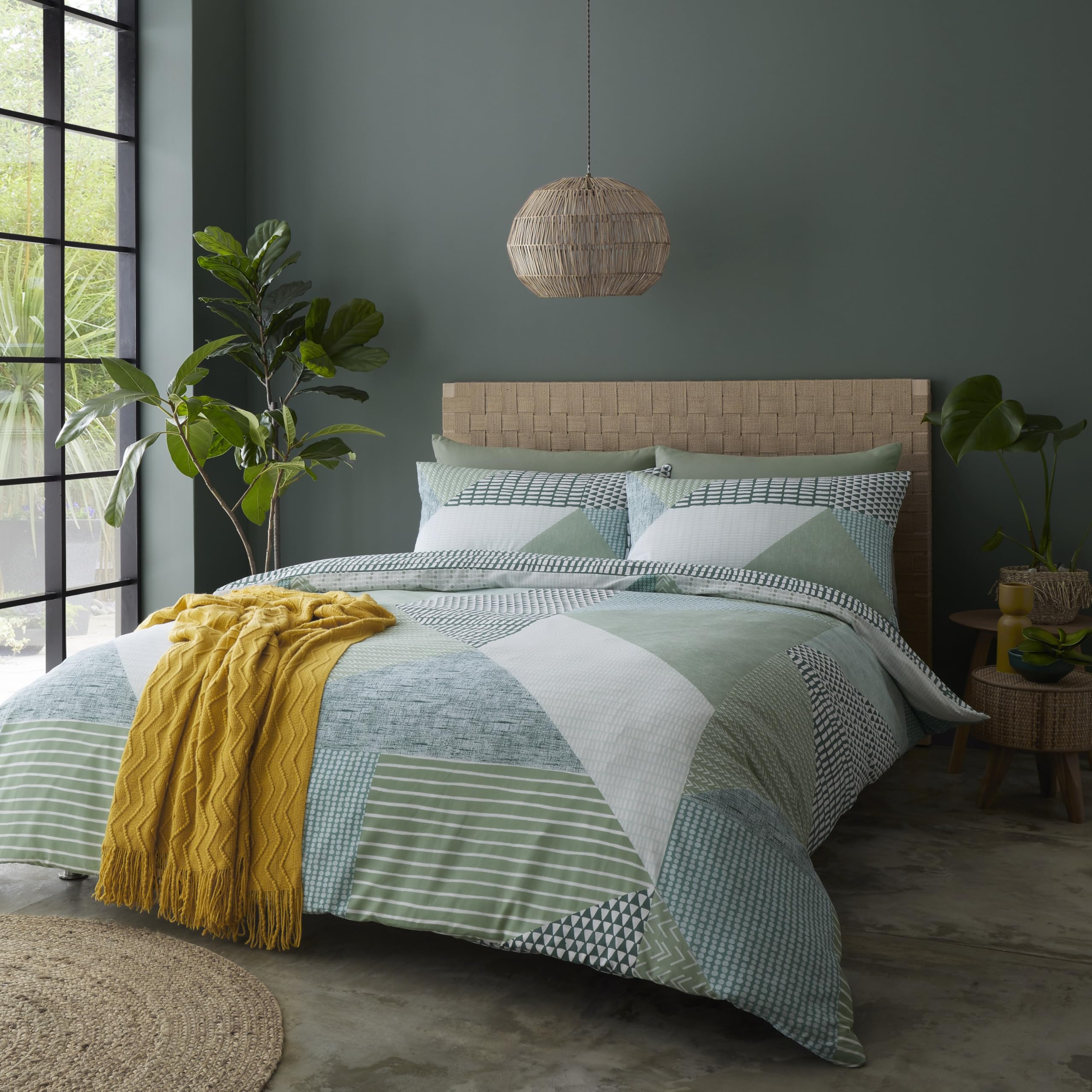 Catherine Lansfield Larsson Geo J. Bed Duvet Cover 90 cm