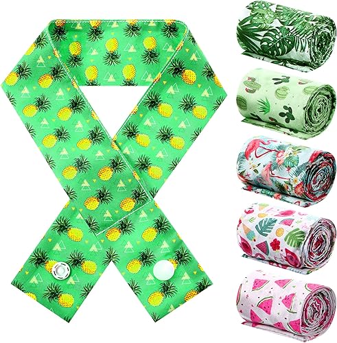 Miniatura 7 de Bufanda refrescante para el cuello de 6 piezas con lazo empapado alrededor del cuello