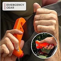 Vista 6 de Thrive Asistencia en carretera Kit de emergencia para automóviles + Kit de primeros auxilios - Bolsa de herramientas resistente - Contiene cables