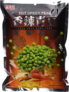 Sheng Xiang Zhen Triko Hot Green Peas 8.46oz - Spicy Wasabi Peas Snack, Authentic Bold Flavor