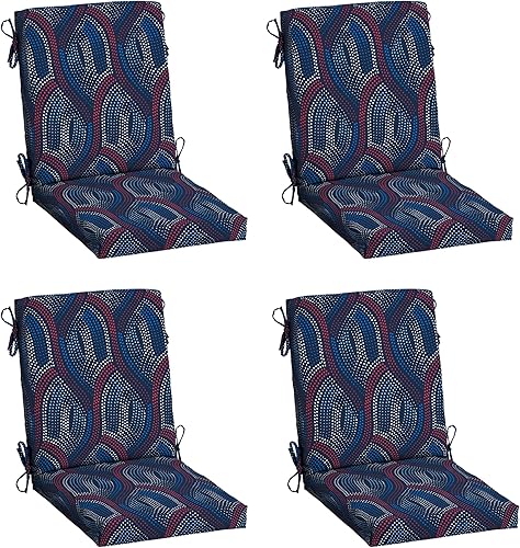 Miniatura 25 de Arden Selections- Cojín para sillas de comedor de exteriores earthFIBER, repelente al agua y resistente a la decoloración, 1 pieza, 20x20 pulgadas