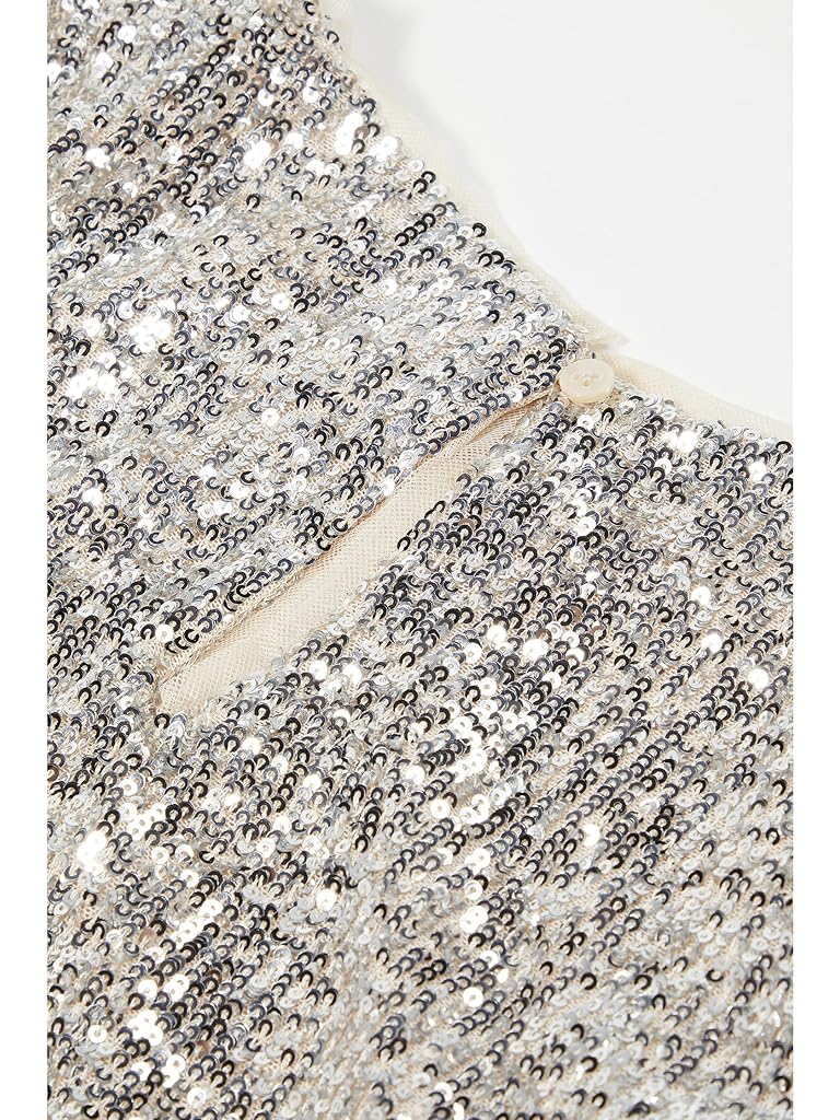 Silver Janie and Jack Sequin Shift Dress (Toddler/Little Kid/Big Kid)