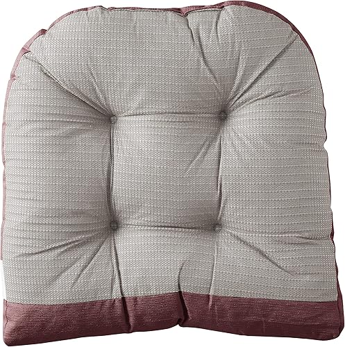 Vista 46 de Sweet Home Collection - Juego de cojines para silla mecedora (antideslizante, parte superior e inferior con lazos)