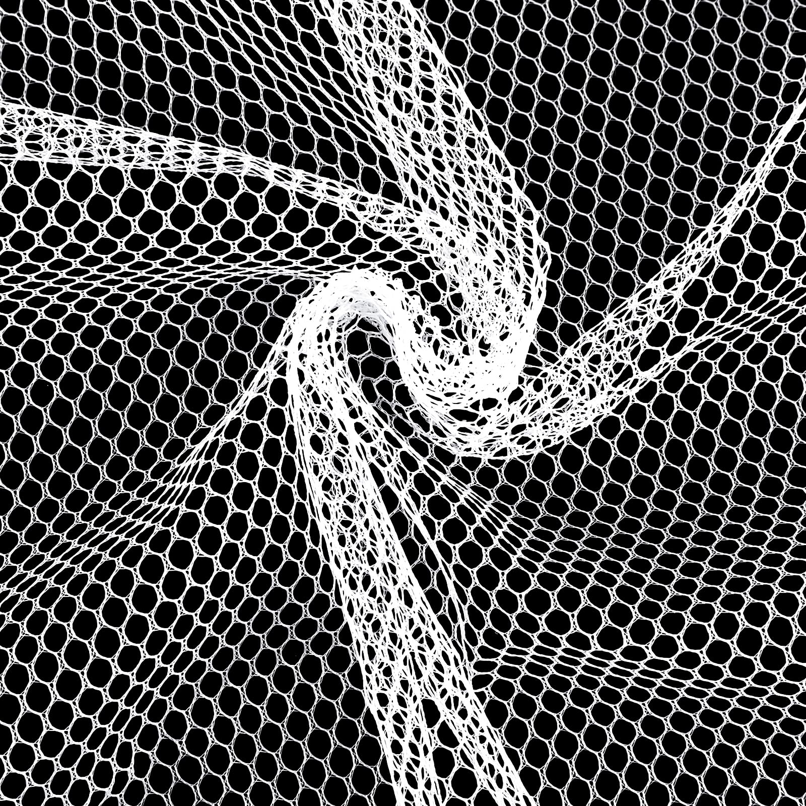 59 X 59 Inch White Mesh Fabric Slightly Stretch Soft Mesh Netting Cuttable Netting Fabrics Meshes for Sewing Projects Shopping Bag Backpack Pocket and Straps and Nettings Clothes